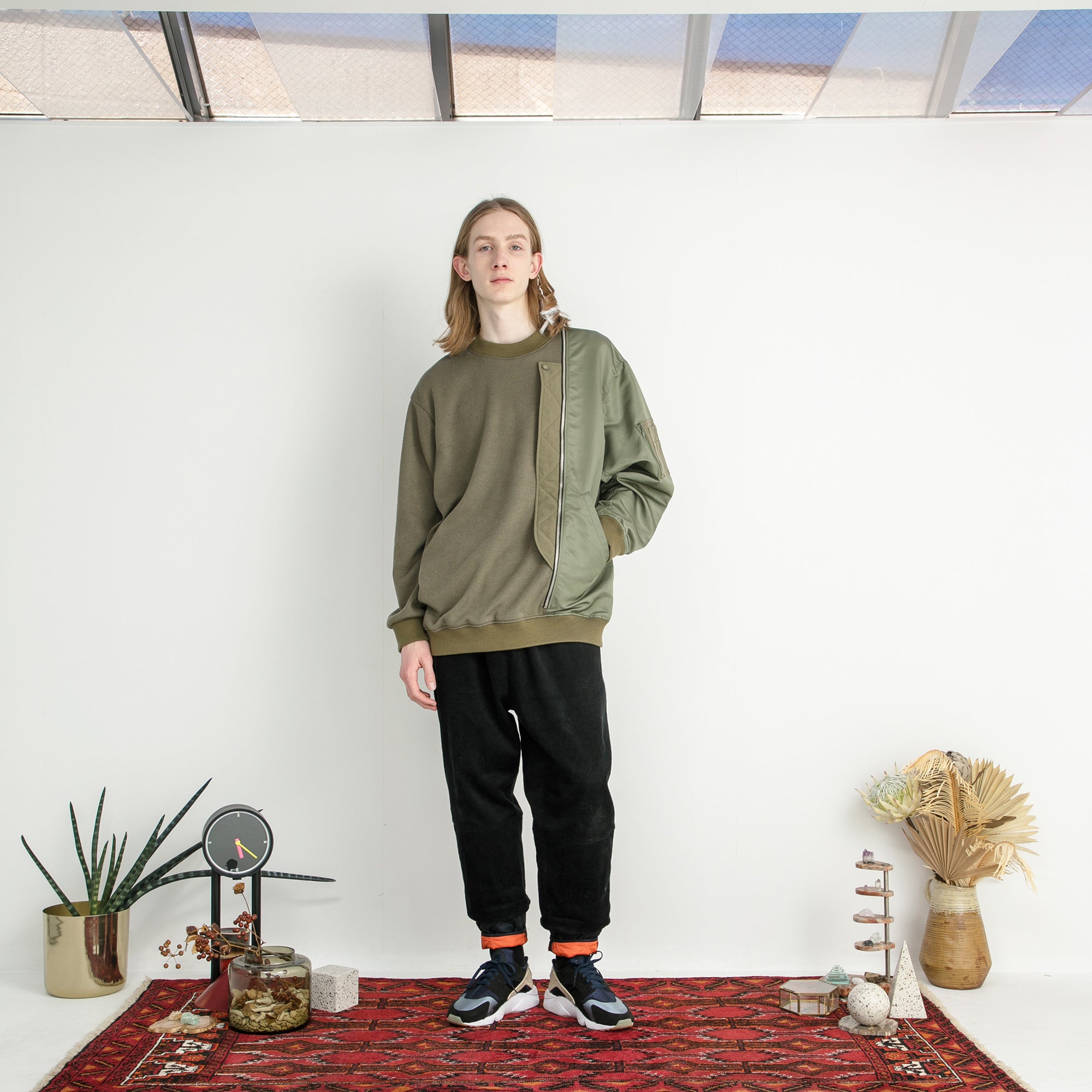 SF24AW-02_BLACK | Layer Corduroy Pants | Color:Black【STOF_ストフ】【archive】