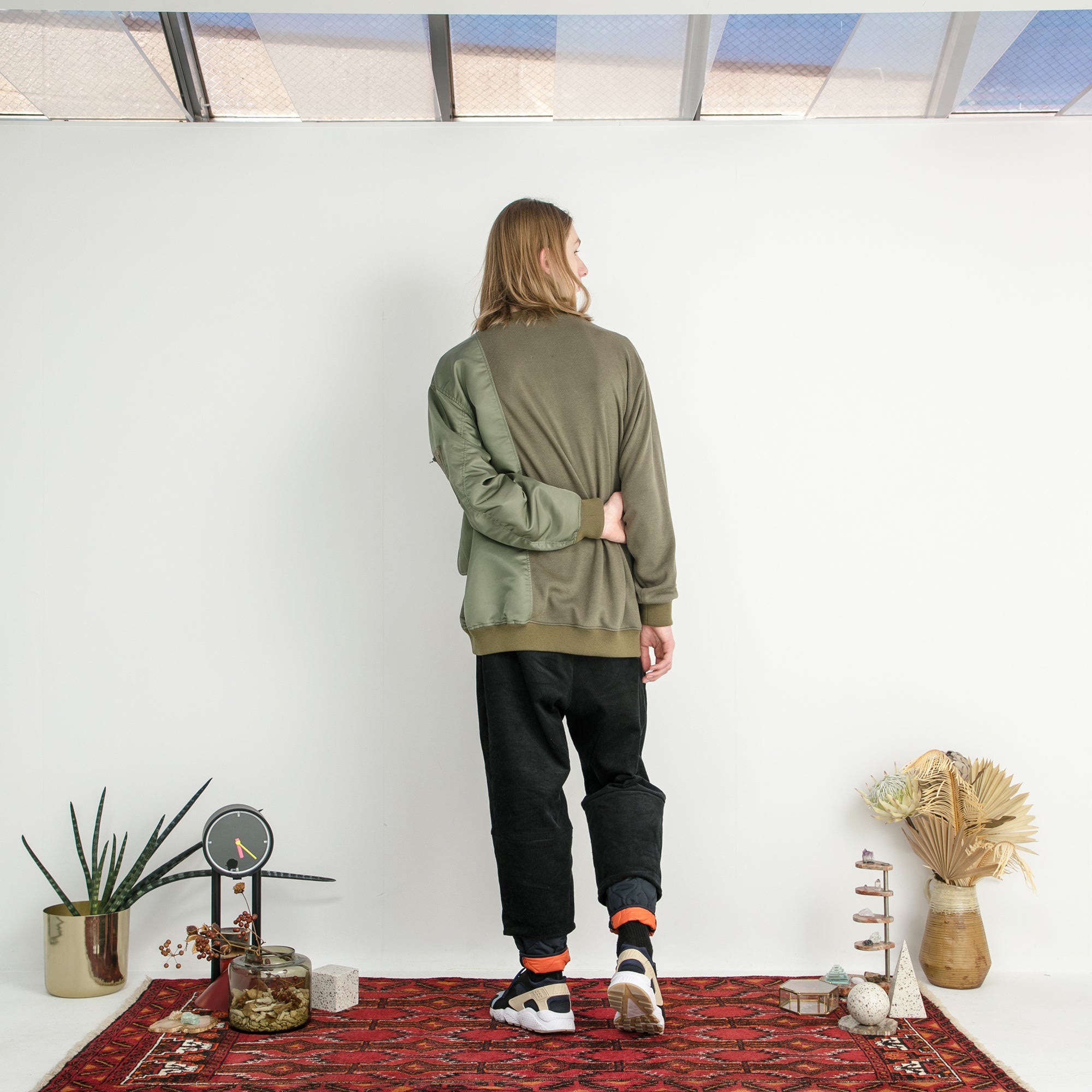 SF24AW-02_BLACK | Layer Corduroy Pants | Color:Black【STOF_ストフ】【archive】