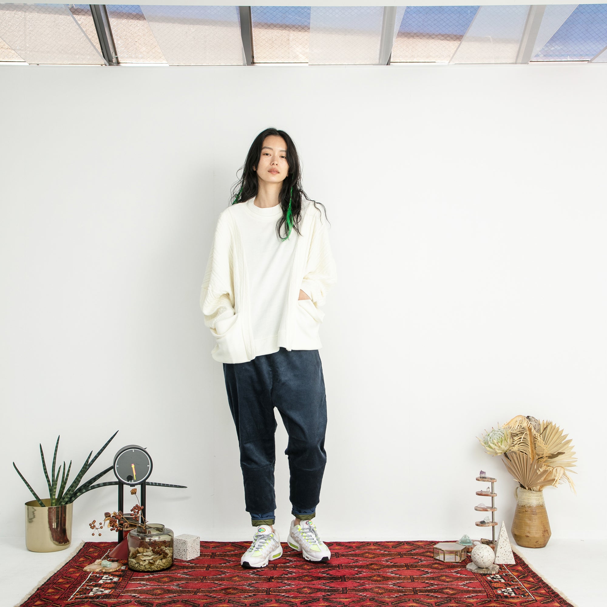 SF24AW-02_BLUE | Layer Corduroy Pants | Color:Blue【STOF_ストフ】【archive】