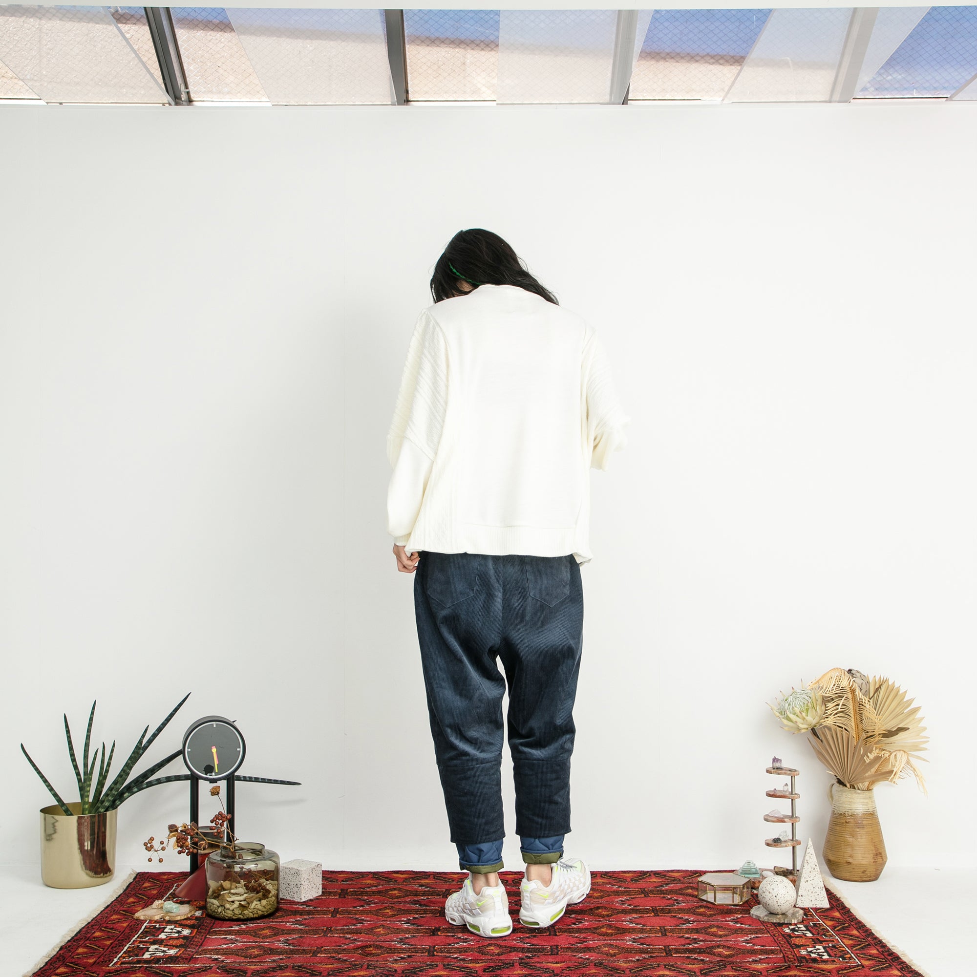 SF24AW-02_BLUE | Layer Corduroy Pants | Color:Blue【STOF_ストフ】【archive】