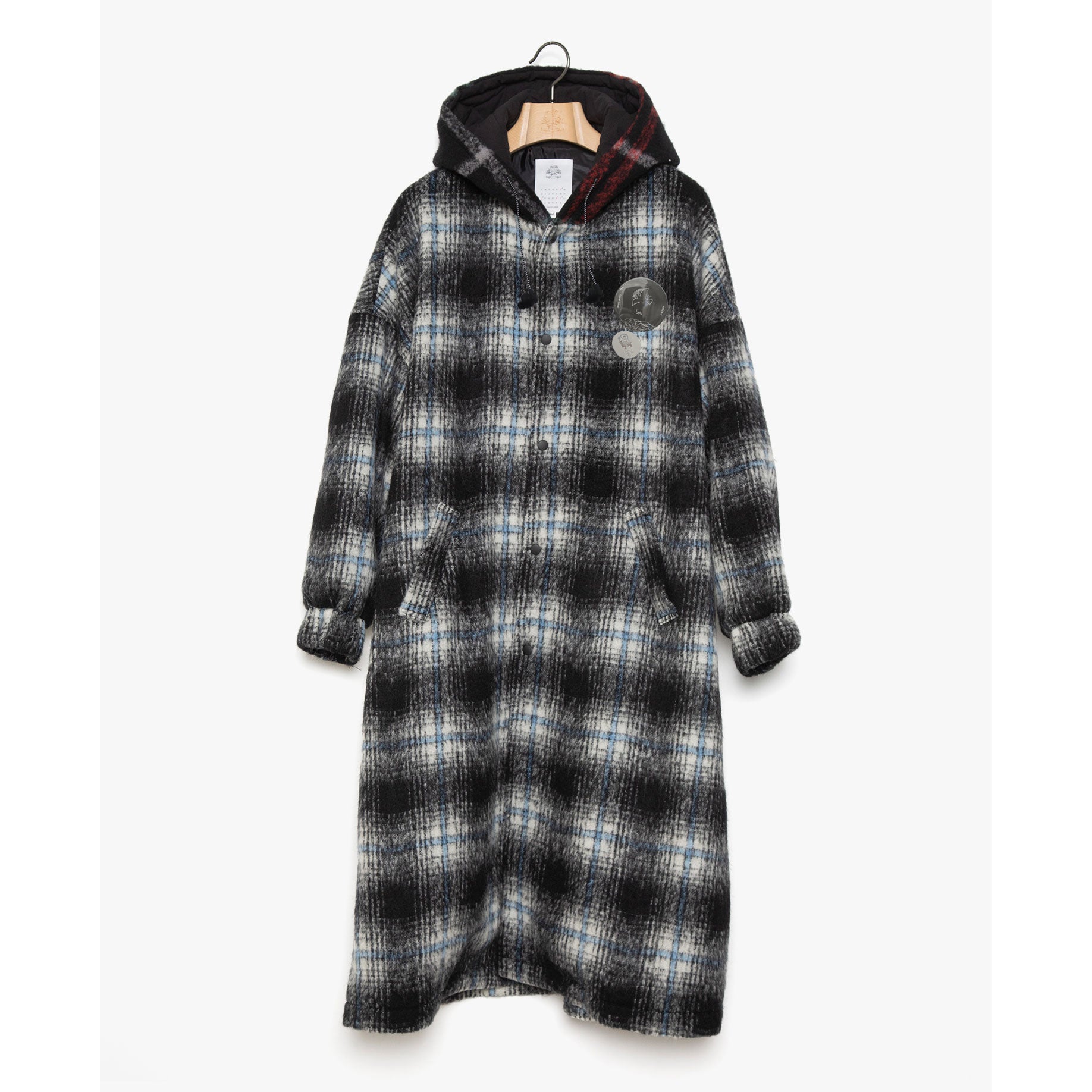 SF24AW-06_BLACK | Wool Shaggy Coach Coat | Color:Black【STOF_ストフ】【archive】