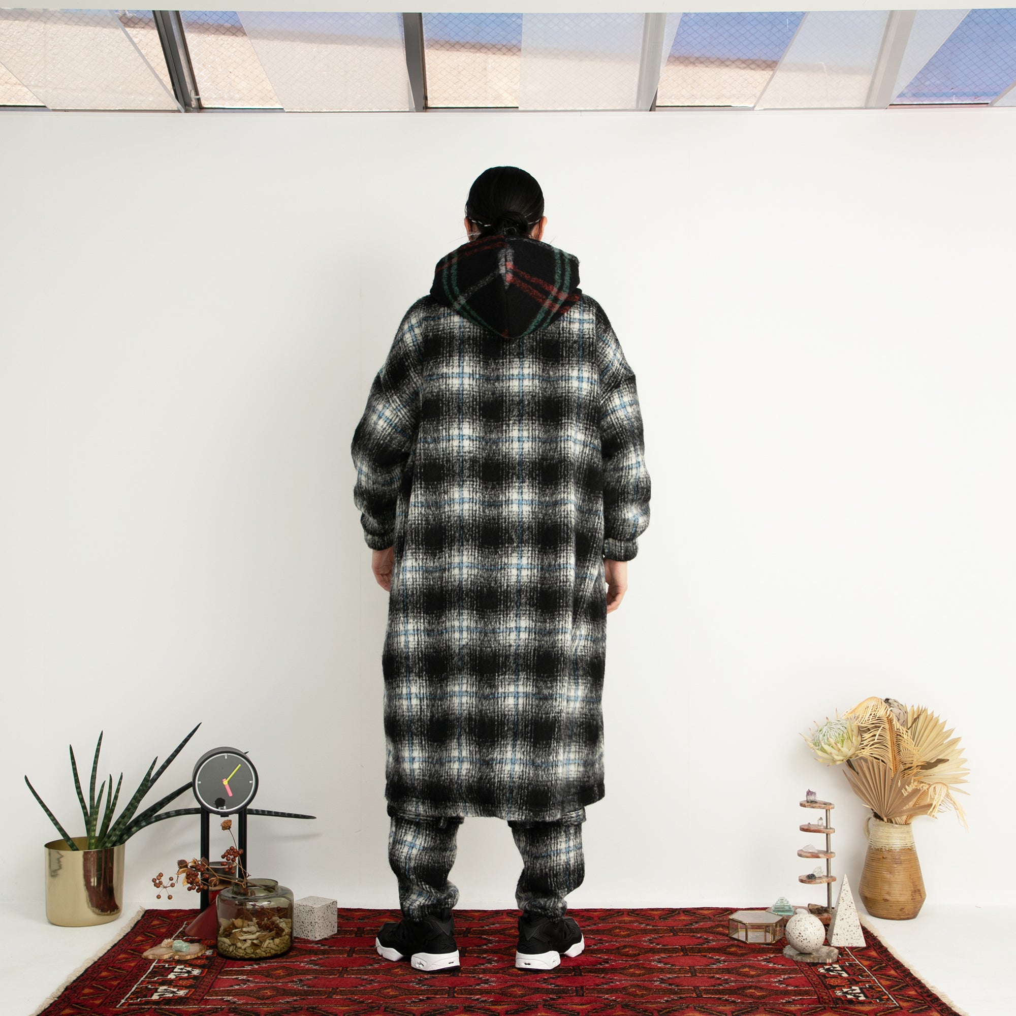 SF24AW-06_BLACK | Wool Shaggy Coach Coat | Color:Black【STOF_ストフ】【archive】