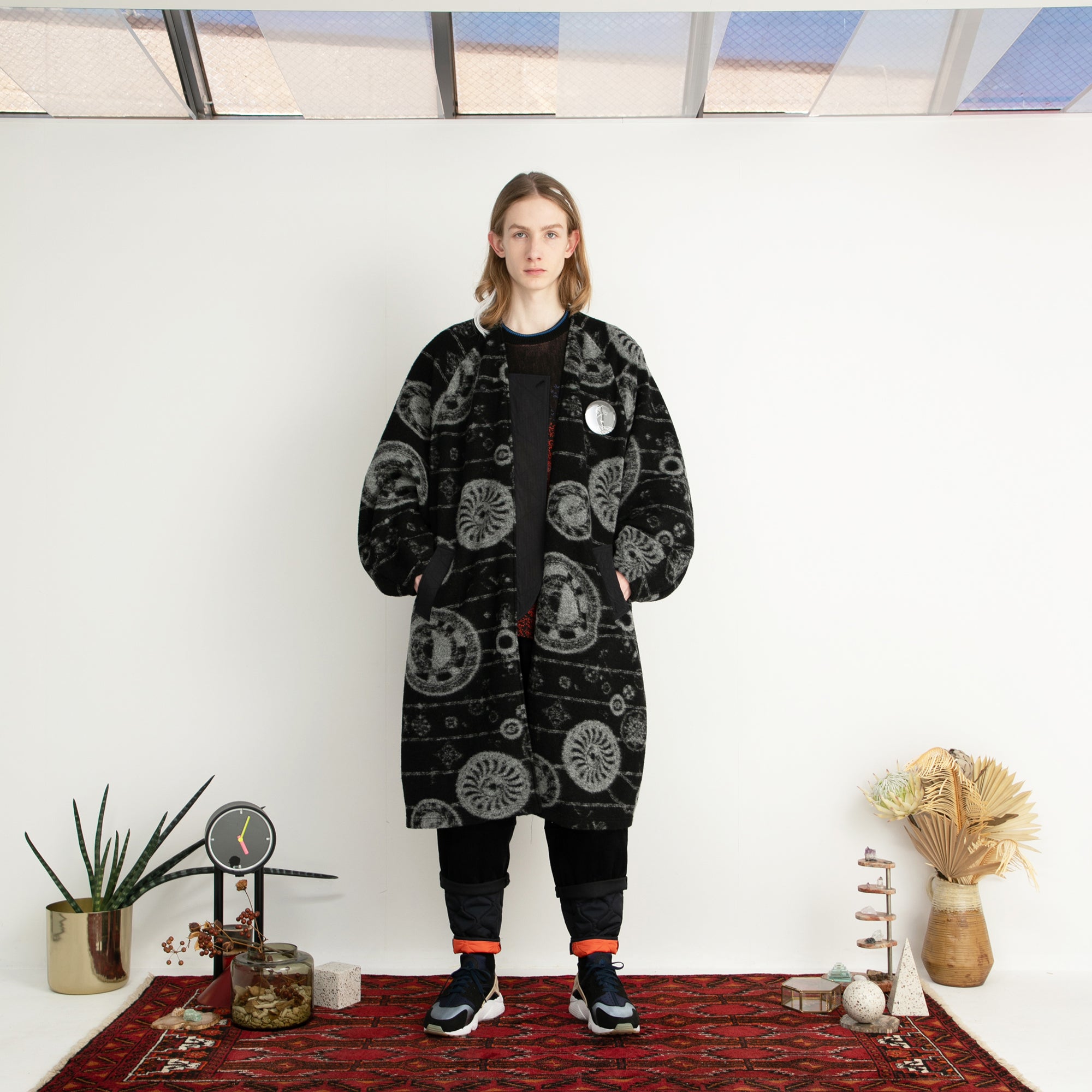 SF24AW-15_CIRCLE | Roots JQ light Coat | Color:Circle【STOF_ストフ】