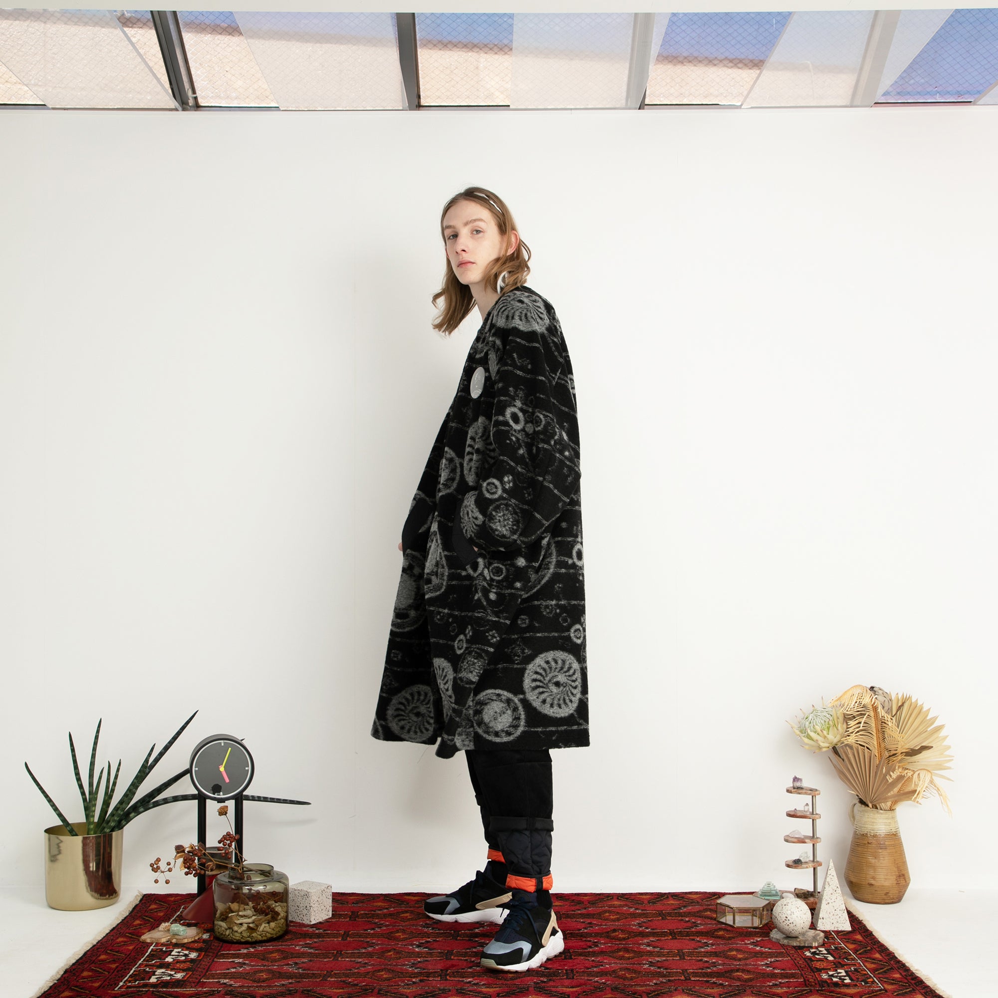 SF24AW-15_CIRCLE | Roots JQ light Coat | Color:Circle【STOF_ストフ】