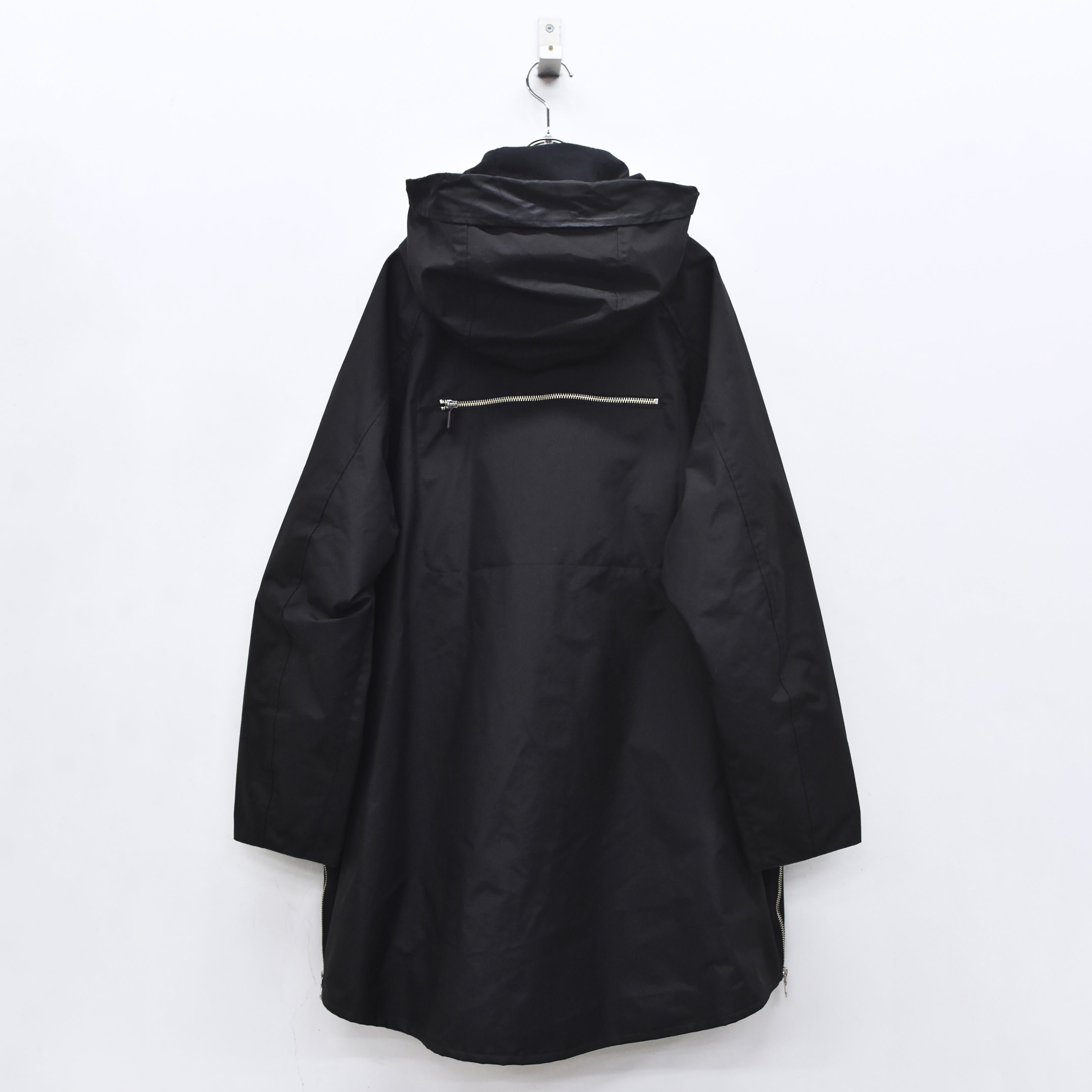 FRINGE WOOL MIX PULLOVER COAT | Color_Black | No_sf25aw-01_black【STOF_ストフ】【入荷予定アイテム・入荷連絡可能】