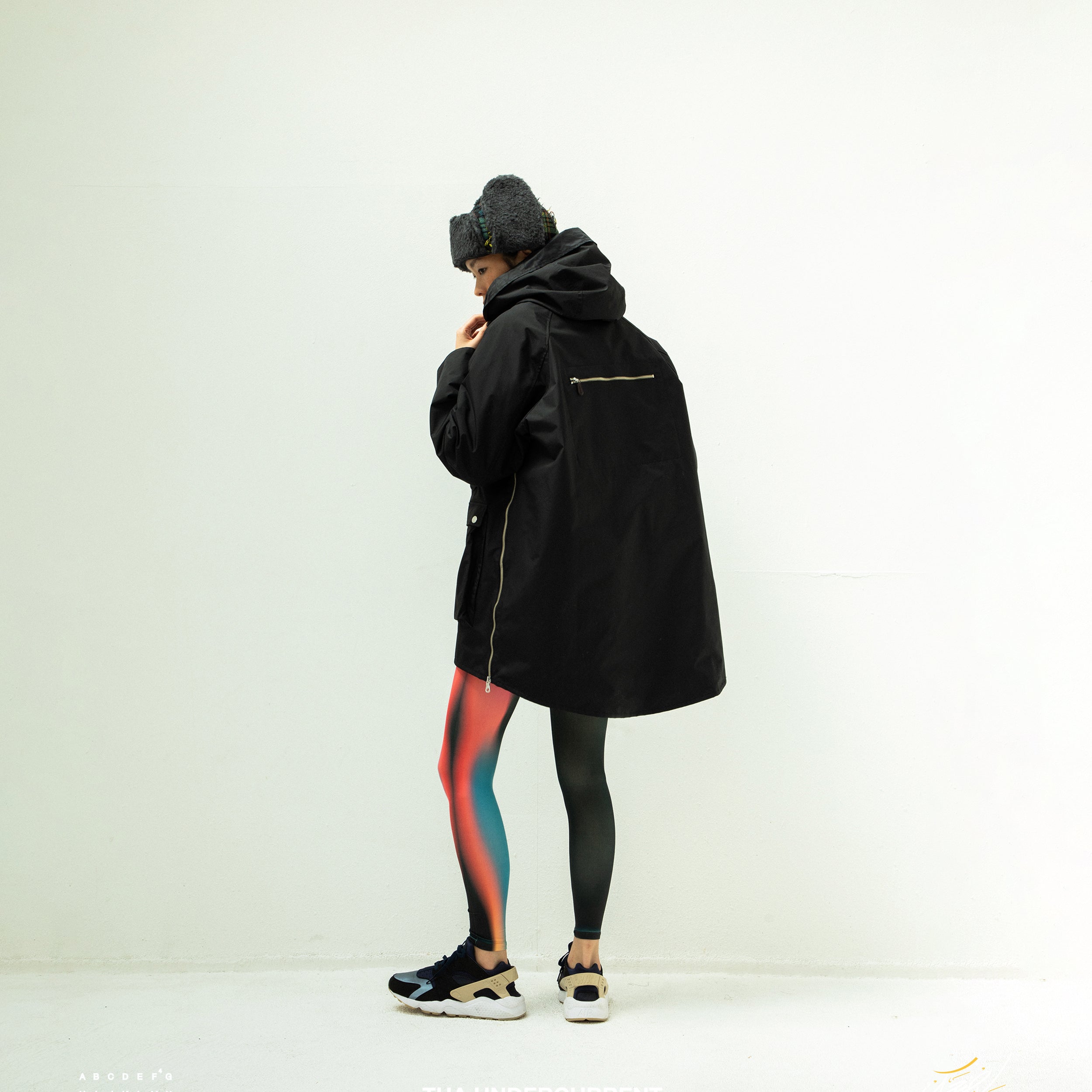 FRINGE WOOL MIX PULLOVER COAT | Color_Black | No_sf25aw-01_black【STOF_ストフ】【入荷予定アイテム・入荷連絡可能】