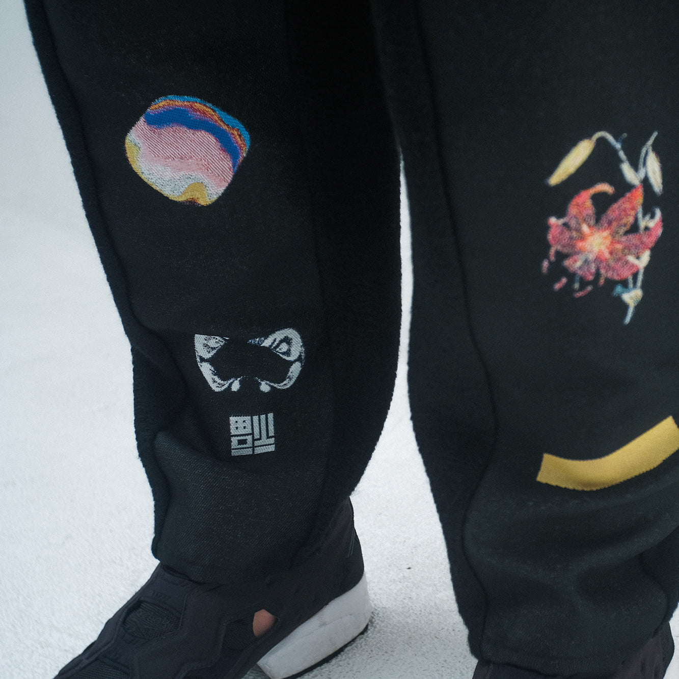 FLAGMENTS MIX DAYOFF PANT | Color_Black | No_sf25aw-18_black【STOF_ストフ】【入荷予定アイテム・入荷連絡可能】