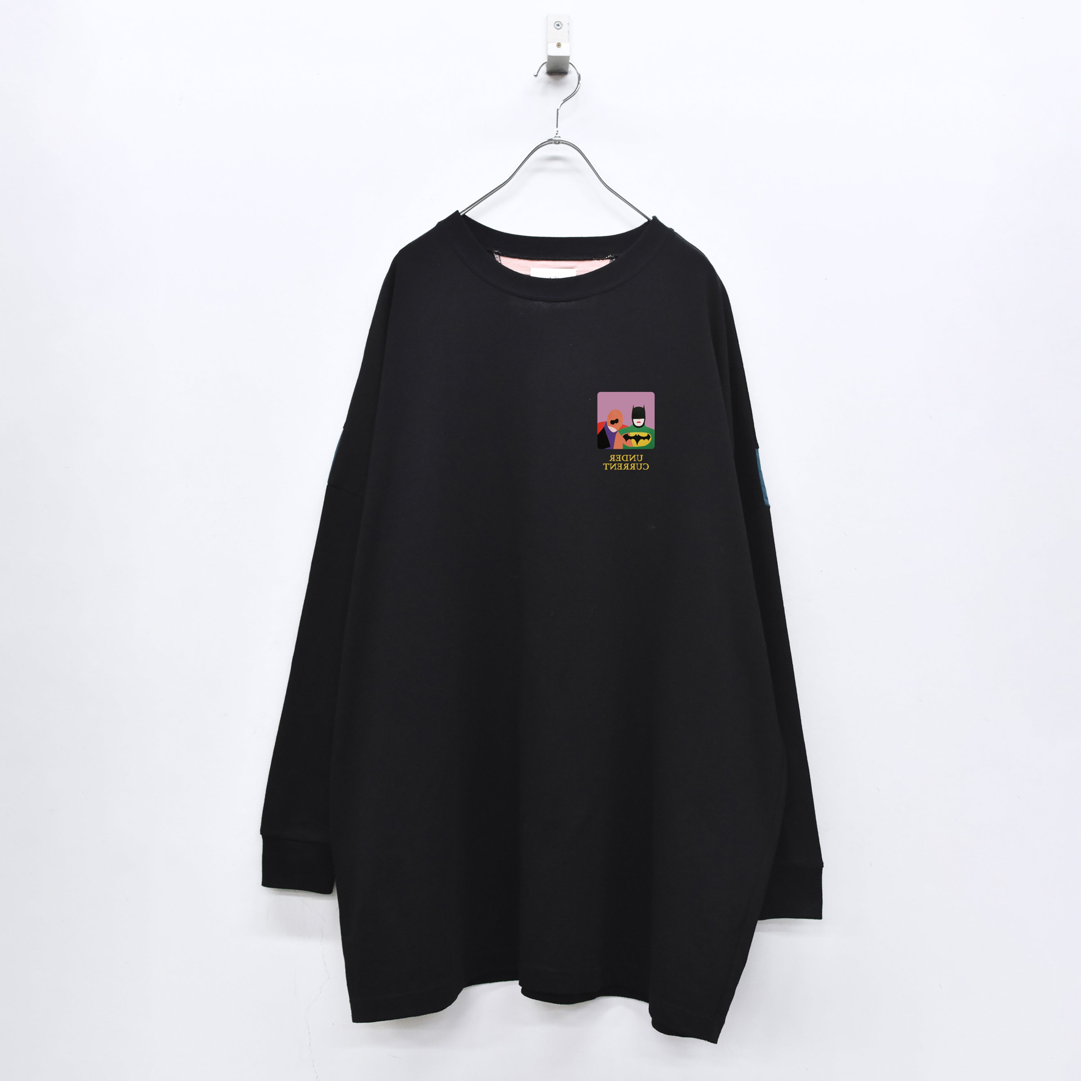 TALK ON YOUR BACK L/S T-SHIRT | Color_Black | No_sf25aw-19_black【STOF_ストフ】【入荷予定アイテム・入荷連絡可能】