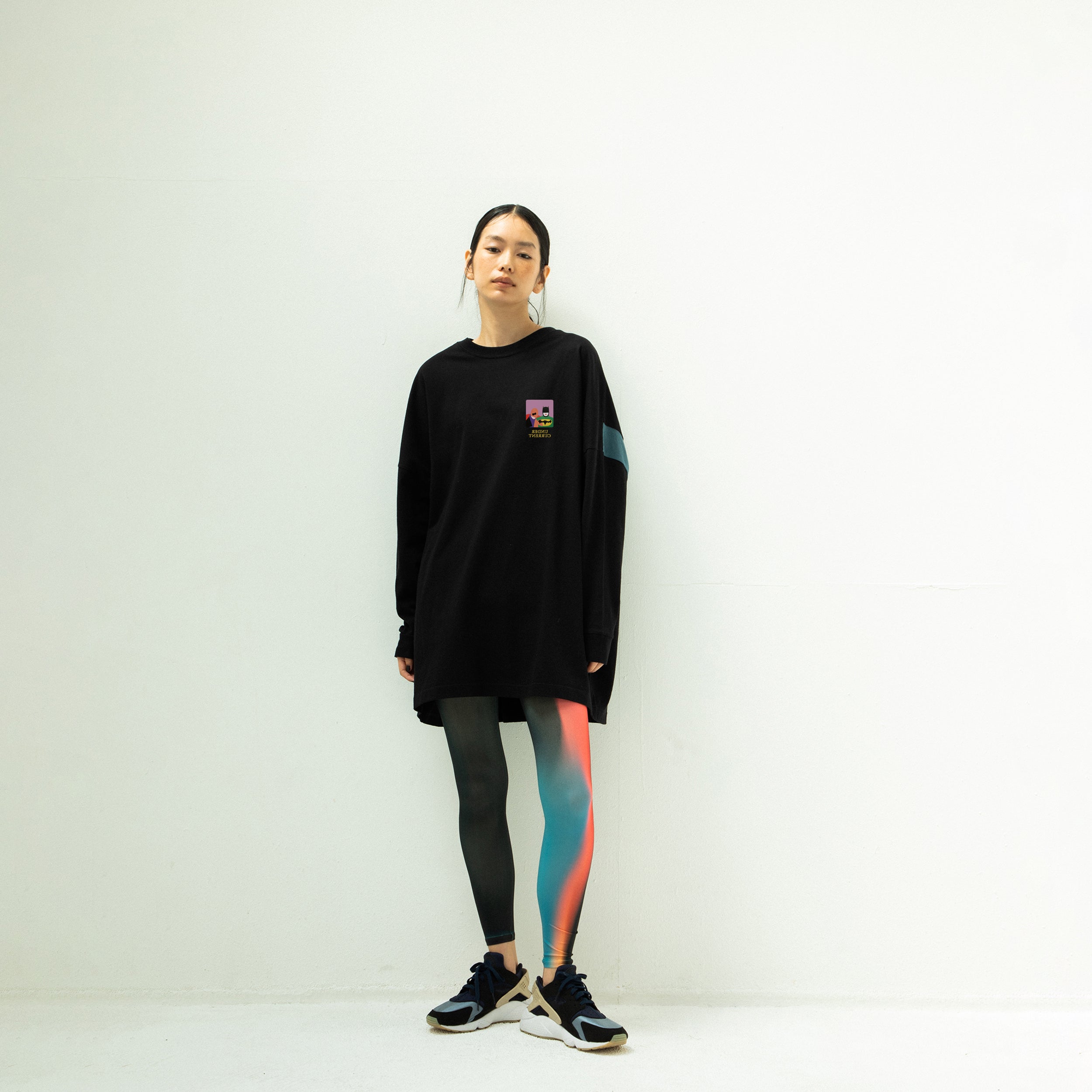 TALK ON YOUR BACK L/S T-SHIRT | Color_Black | No_sf25aw-19_black【STOF_ストフ】