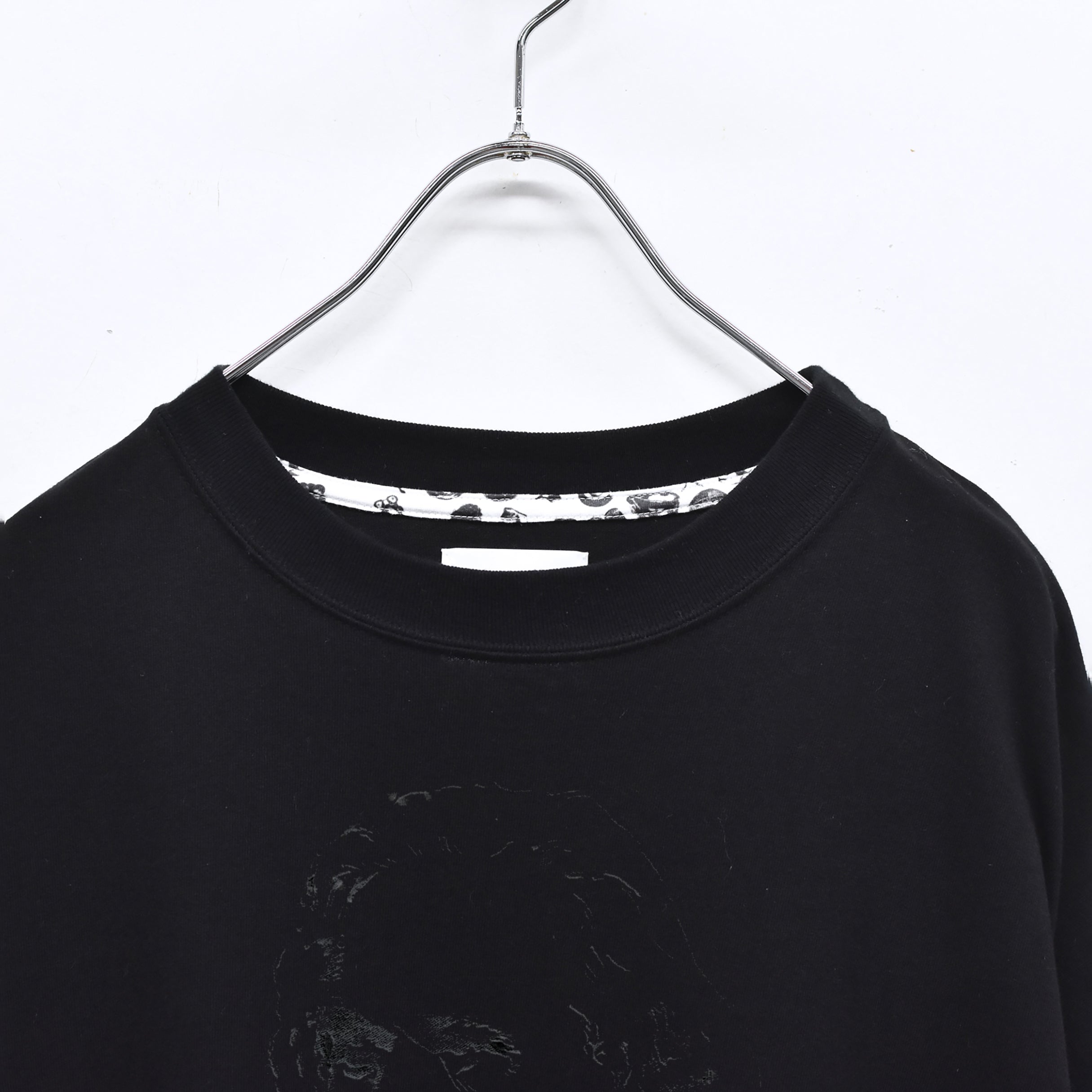 ECONOMY EMBROI L/S T-SHIRT | Color_Black | No_sf25aw-20c_black【STOF_ストフ】【入荷予定アイテム・入荷連絡可能】