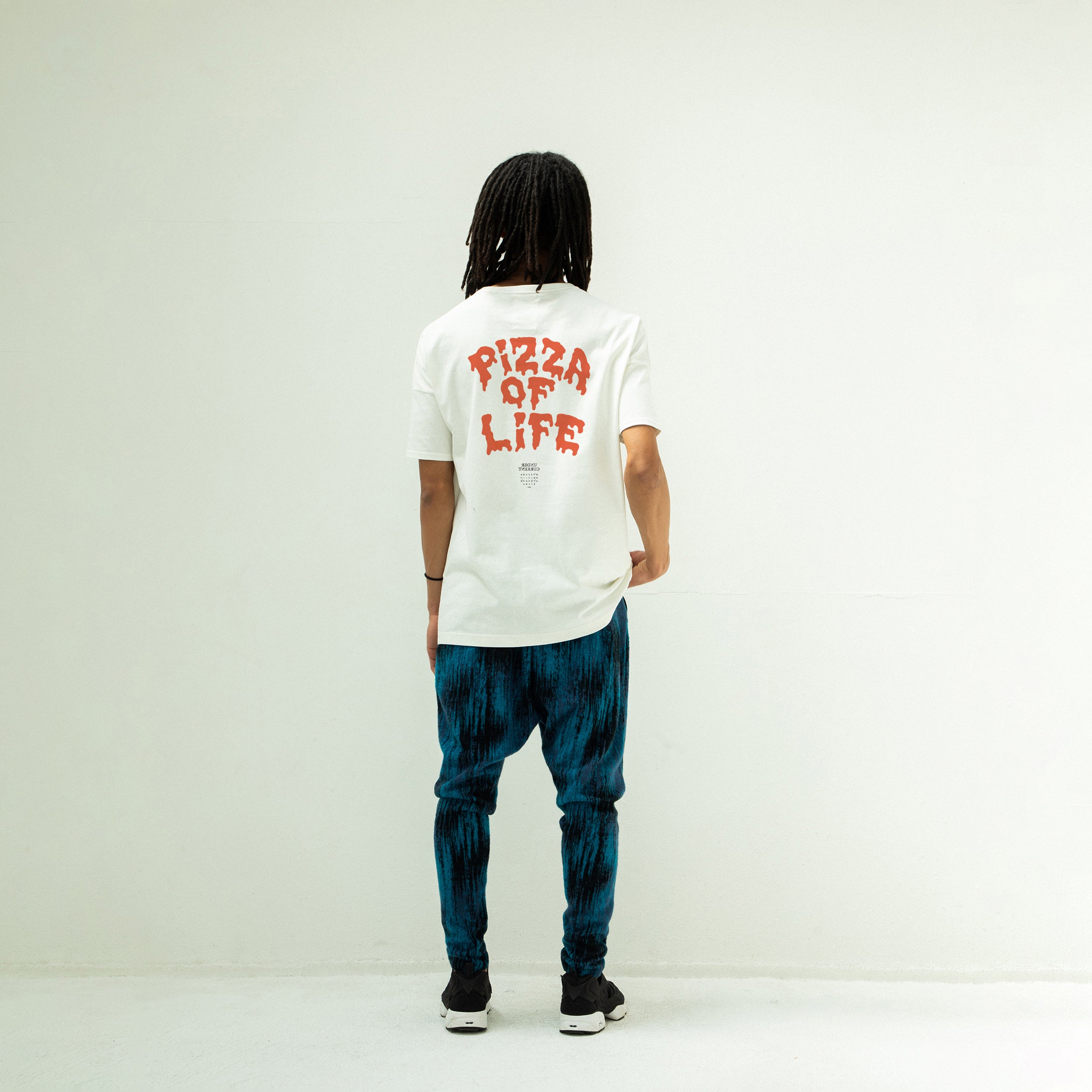 PIZZA OF LIFE T-SHIRT | Color_White | No_sf25aw-21b_white【STOF_ストフ】【archive】
