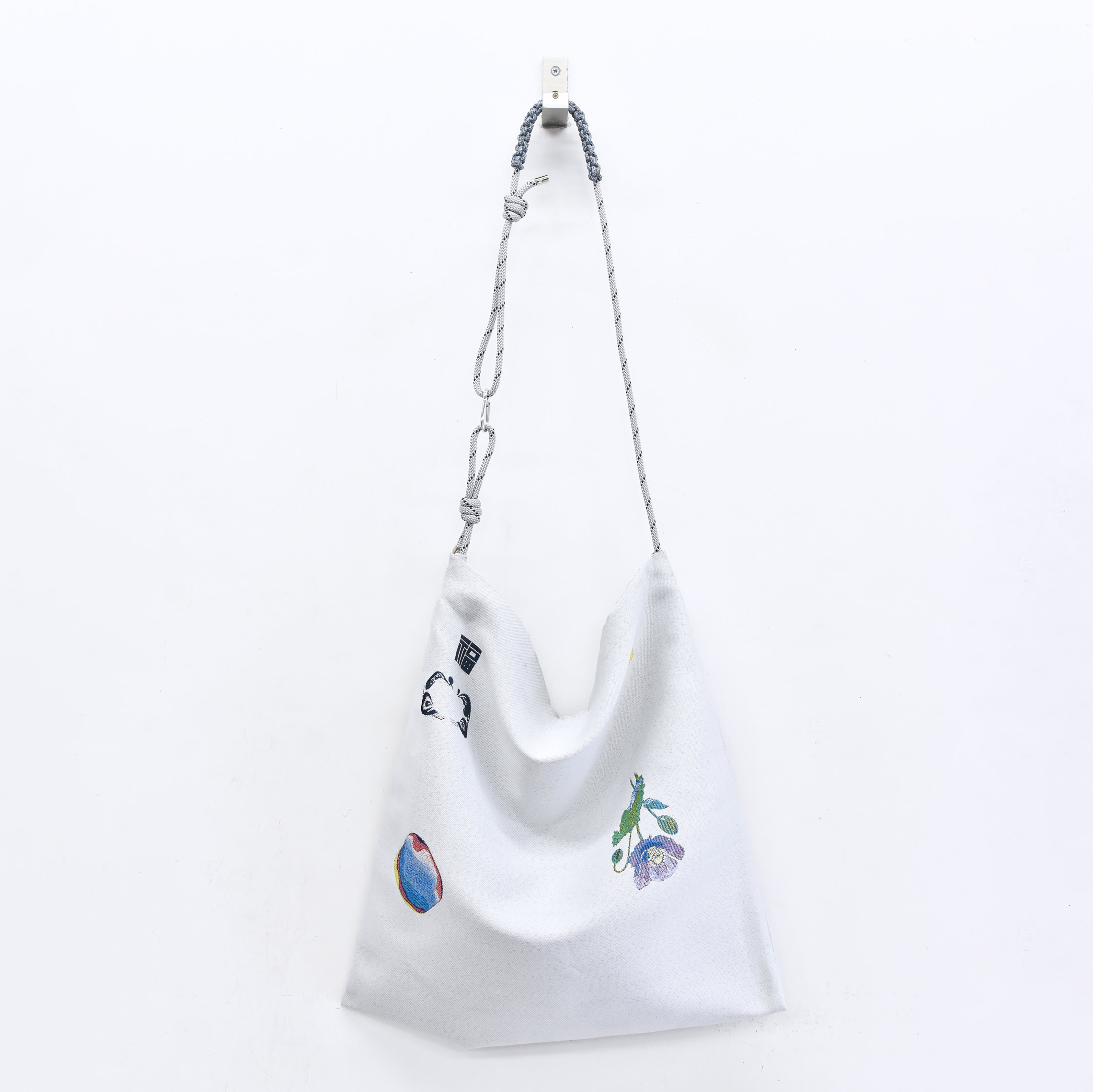 FLAGMENTS MIX RECORD BAG | Color_White | No_sf25aw-22_white【STOF_ストフ】