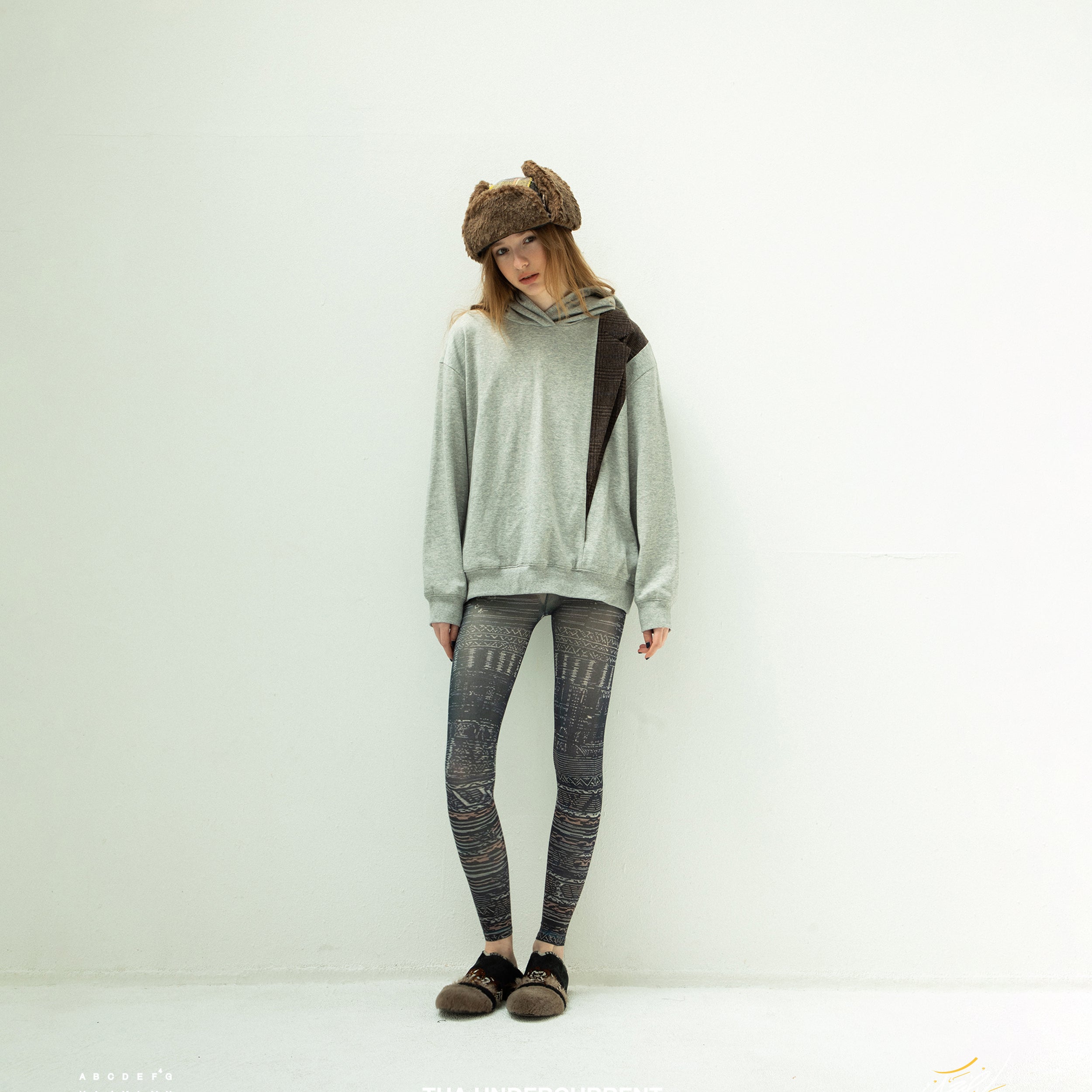 UNDERCURRENT LEGGINS | Color_Folklore | No_sf25aw-24_folklore【STOF_ストフ】【ネコポス選択可能】