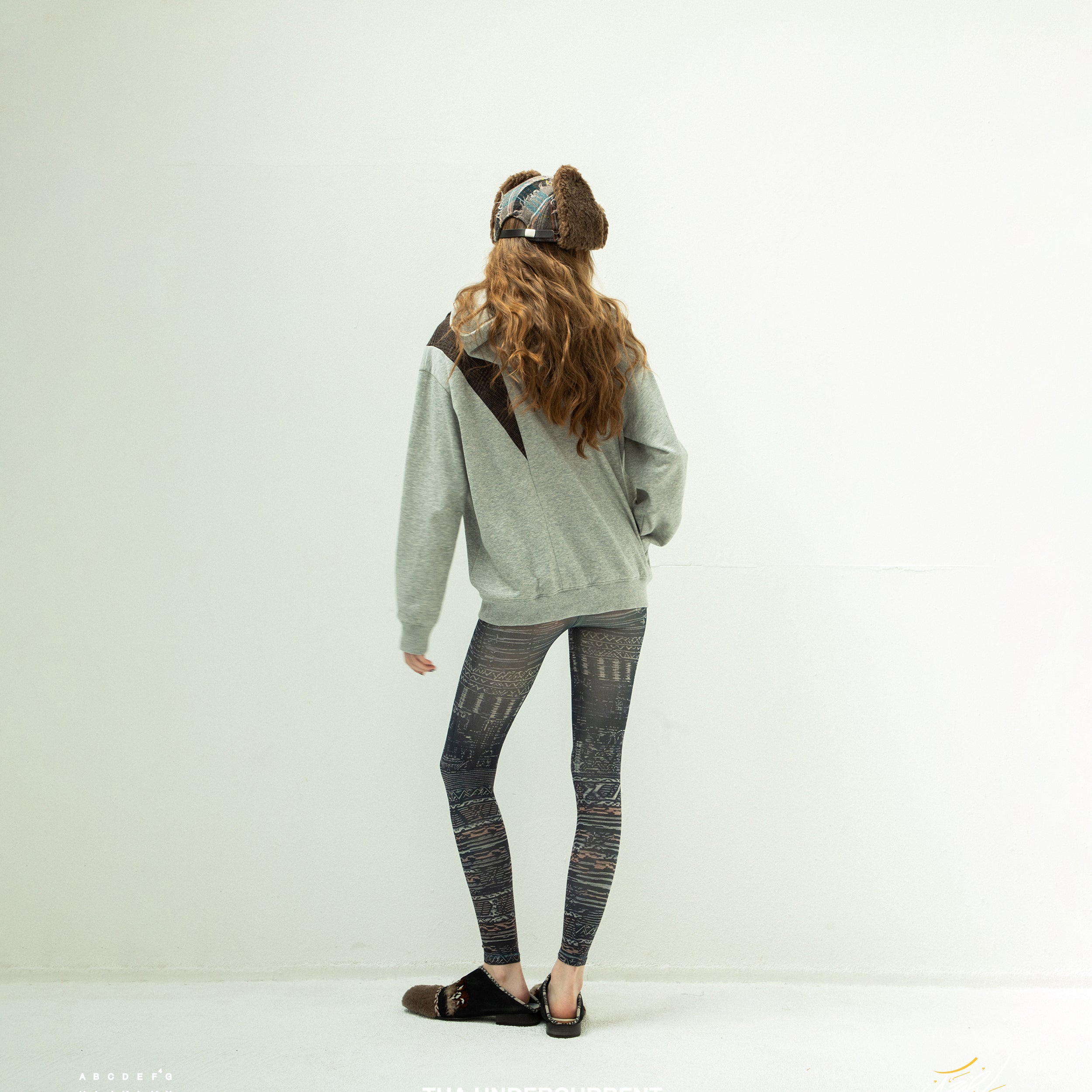 UNDERCURRENT LEGGINS | Color_Folklore | No_sf25aw-24_folklore【STOF_ストフ】【ネコポス選択可能】