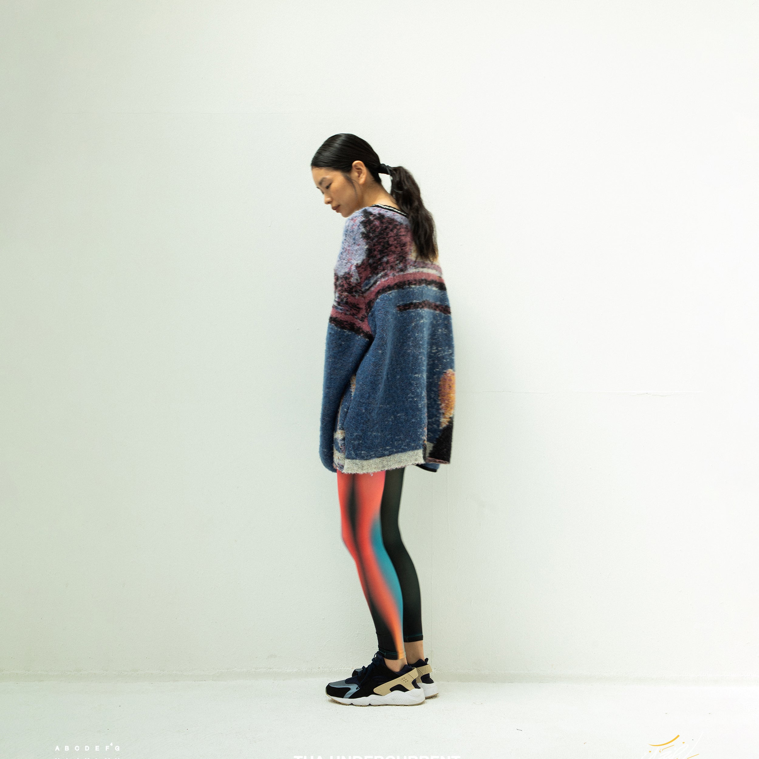 UNDERCURRENT LEGGINS | Color_Gradation | No_sf25aw-24_gradation【STOF_ストフ】【ネコポス選択可能】