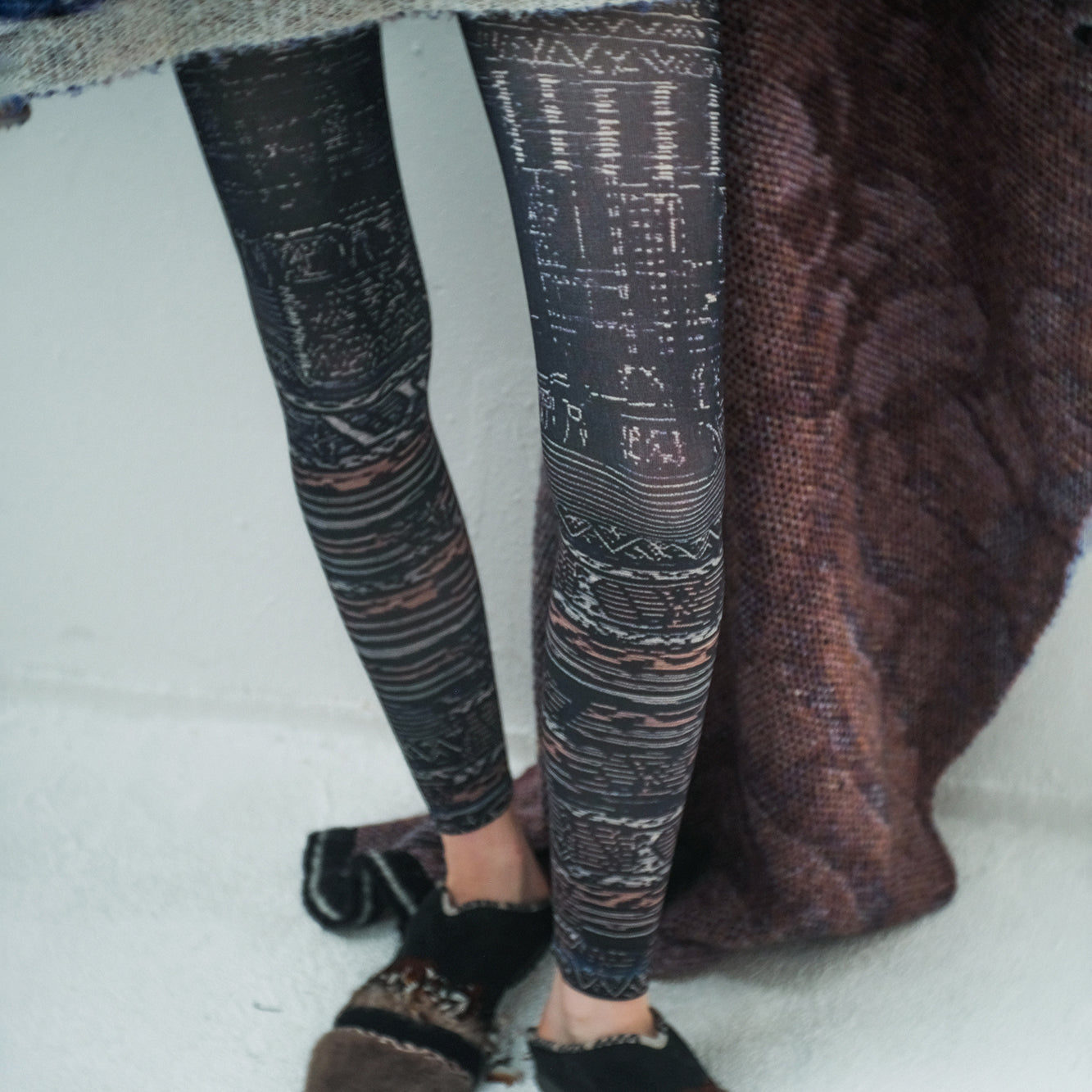 UNDERCURRENT LEGGINS | Color_Folklore | No_sf25aw-24_folklore【STOF_ストフ】【ネコポス選択可能】