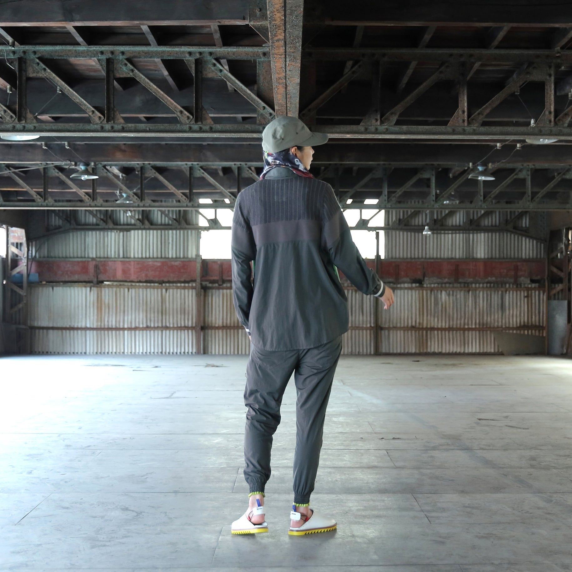 SF25SS-03_Charcoal | Mash Shirt Jacket | Color:Charcoal【STOF_ストフ】【archive】