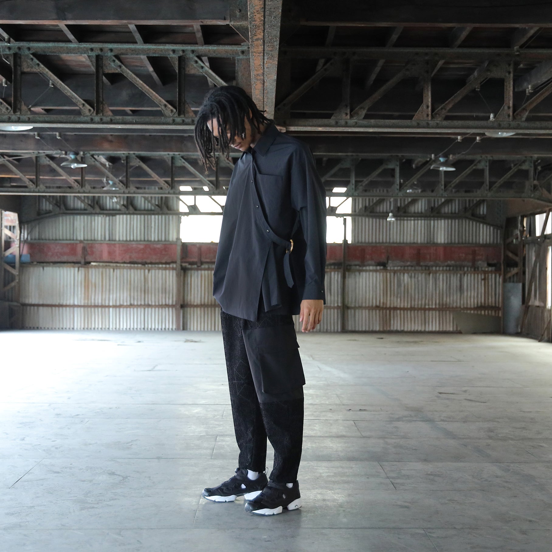 SF25SS-05_Black | 37.5® SAMUE Shirt | Color:Black【STOF_ストフ】【archive】