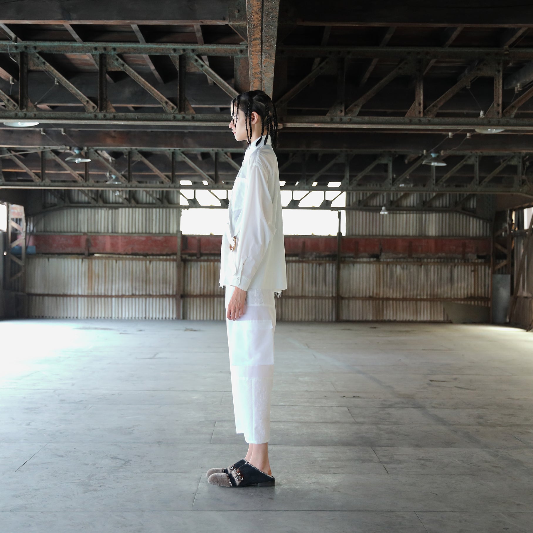 SF25SS-05_White | 37.5® SAMUE Shirt | Color:White【STOF_ストフ】【archive】