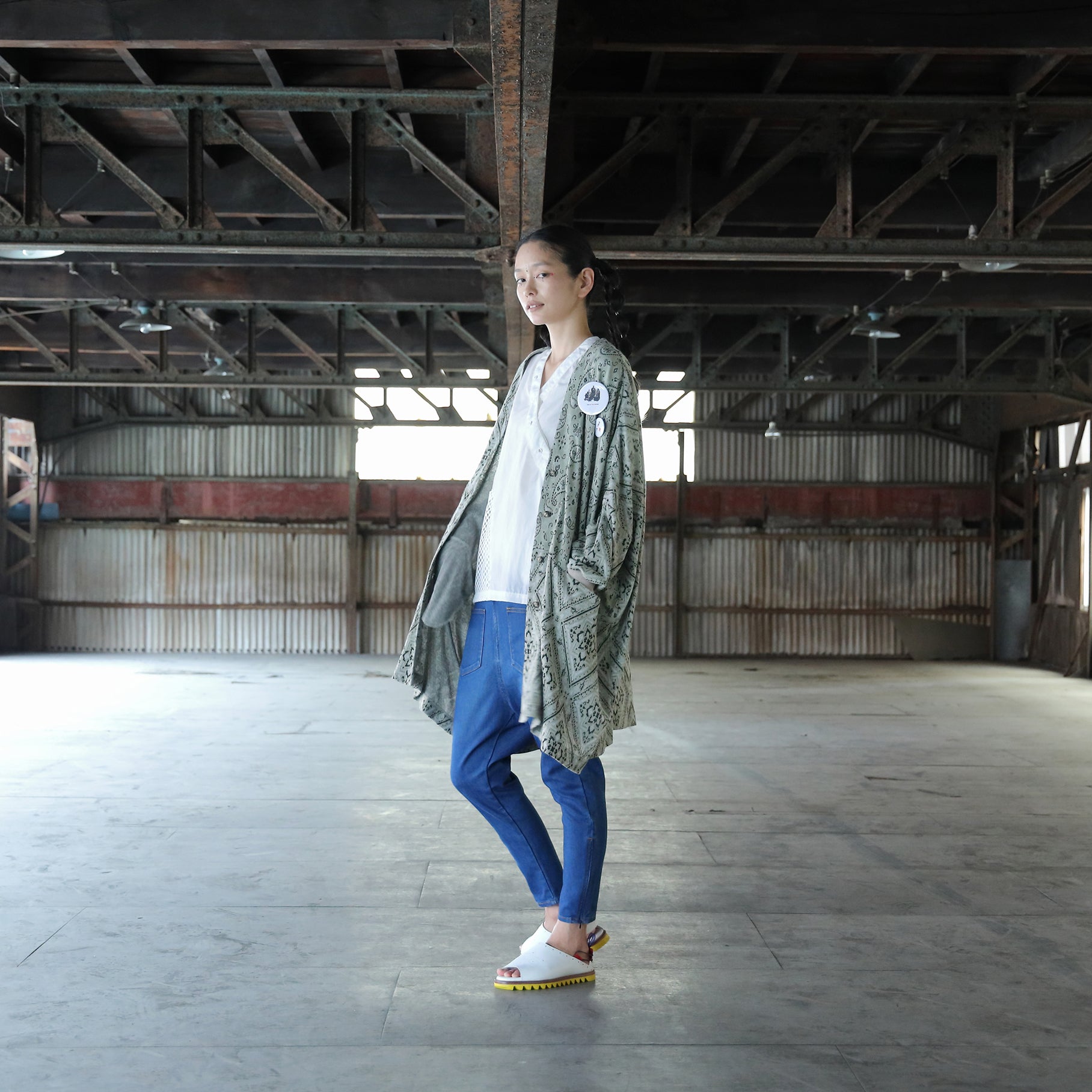 SF25SS-16_Beige | Bandana JQ Cardigan | Color:Beige【STOF_ストフ】