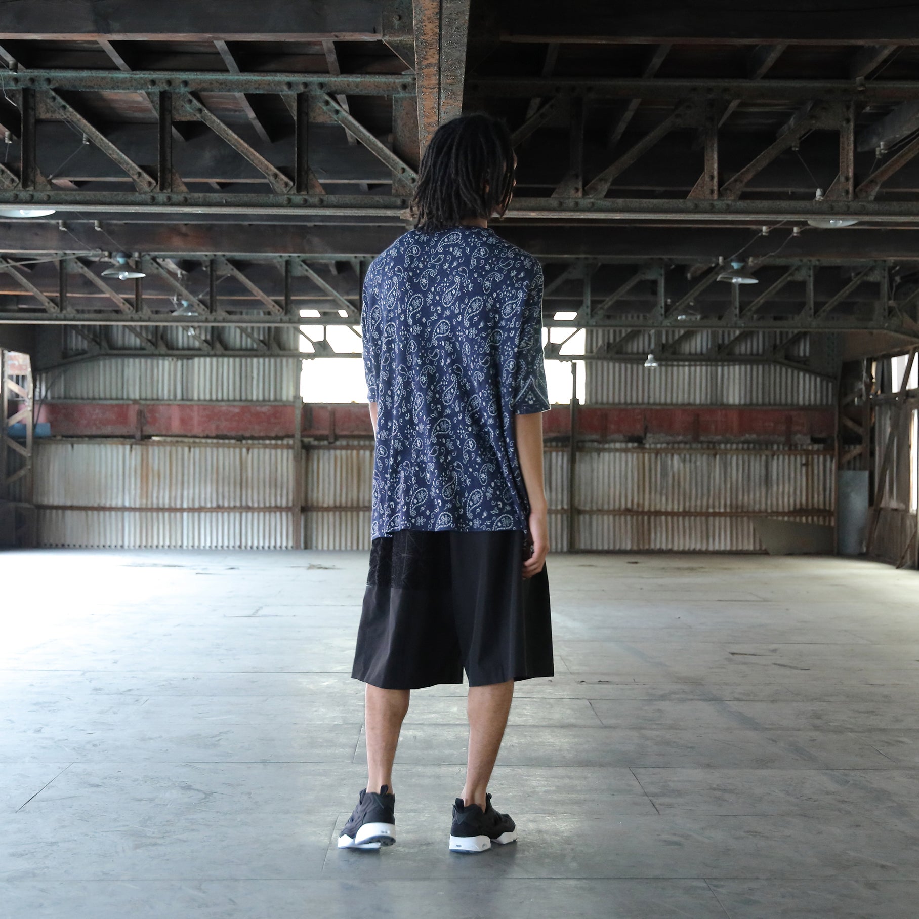 SF25SS-17_Navy | Bandana JQ BIG Tee | Color:Navy【STOF_ストフ】【archive】