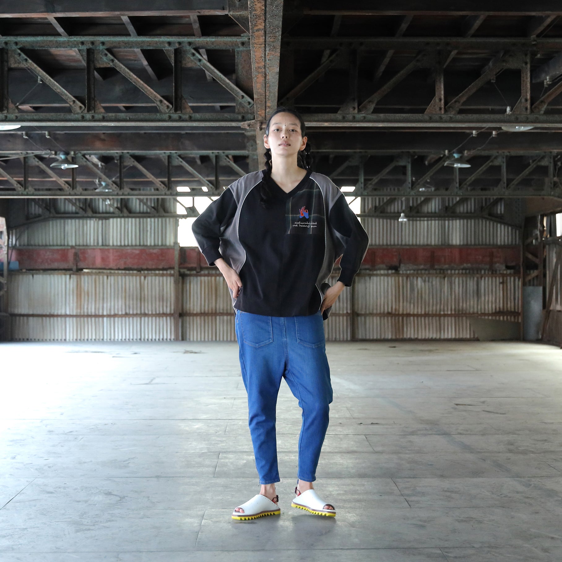 SF25SS-20_Black | Not Uniform Pulover | Color:Black【STOF_ストフ】【archive】