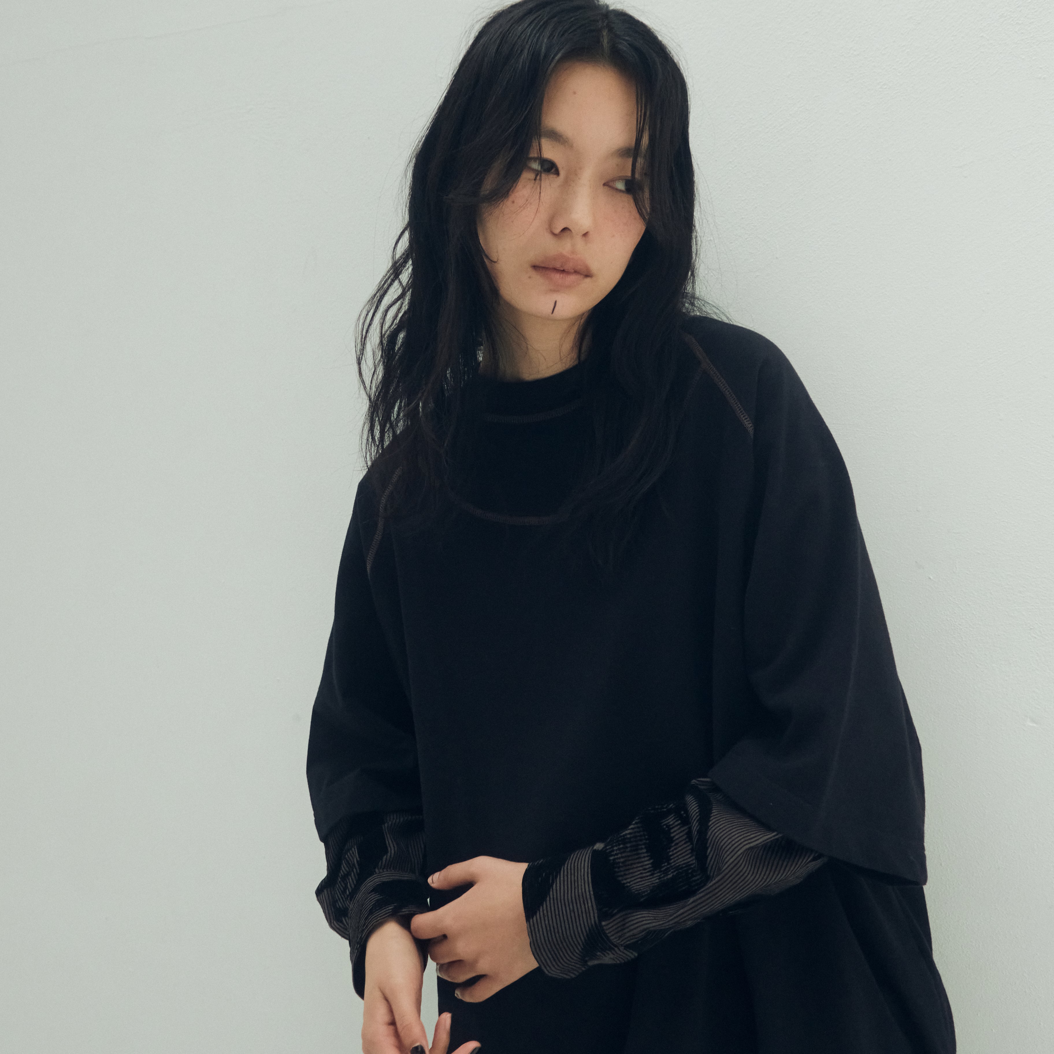 Anarchy/Flocky Layer Tee – Black | STOF | 入荷予定アイテム