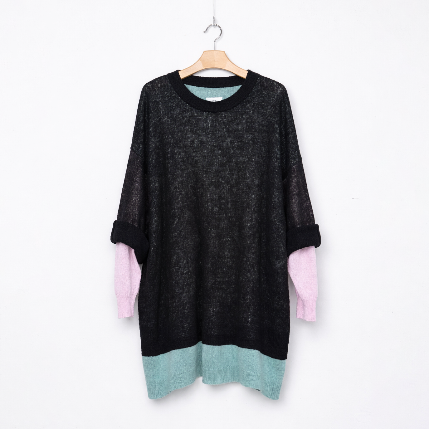 Mohair Layer Knit Pulover – Black | STOF | 入荷予定アイテム