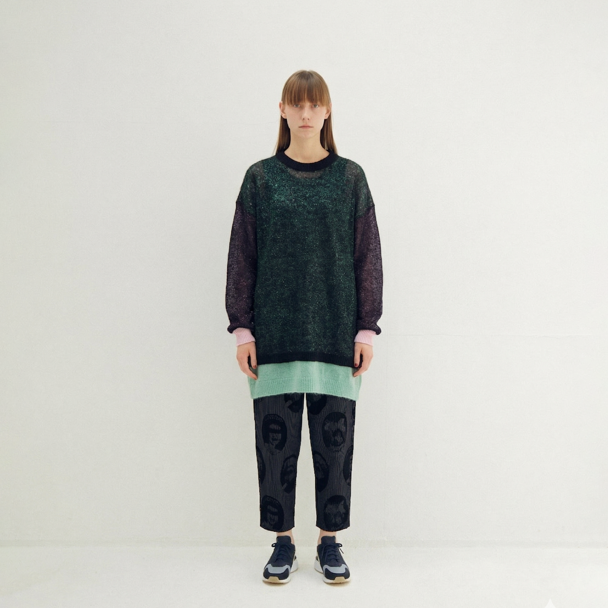 Mohair Layer Knit Pulover – Black | STOF | 入荷予定アイテム