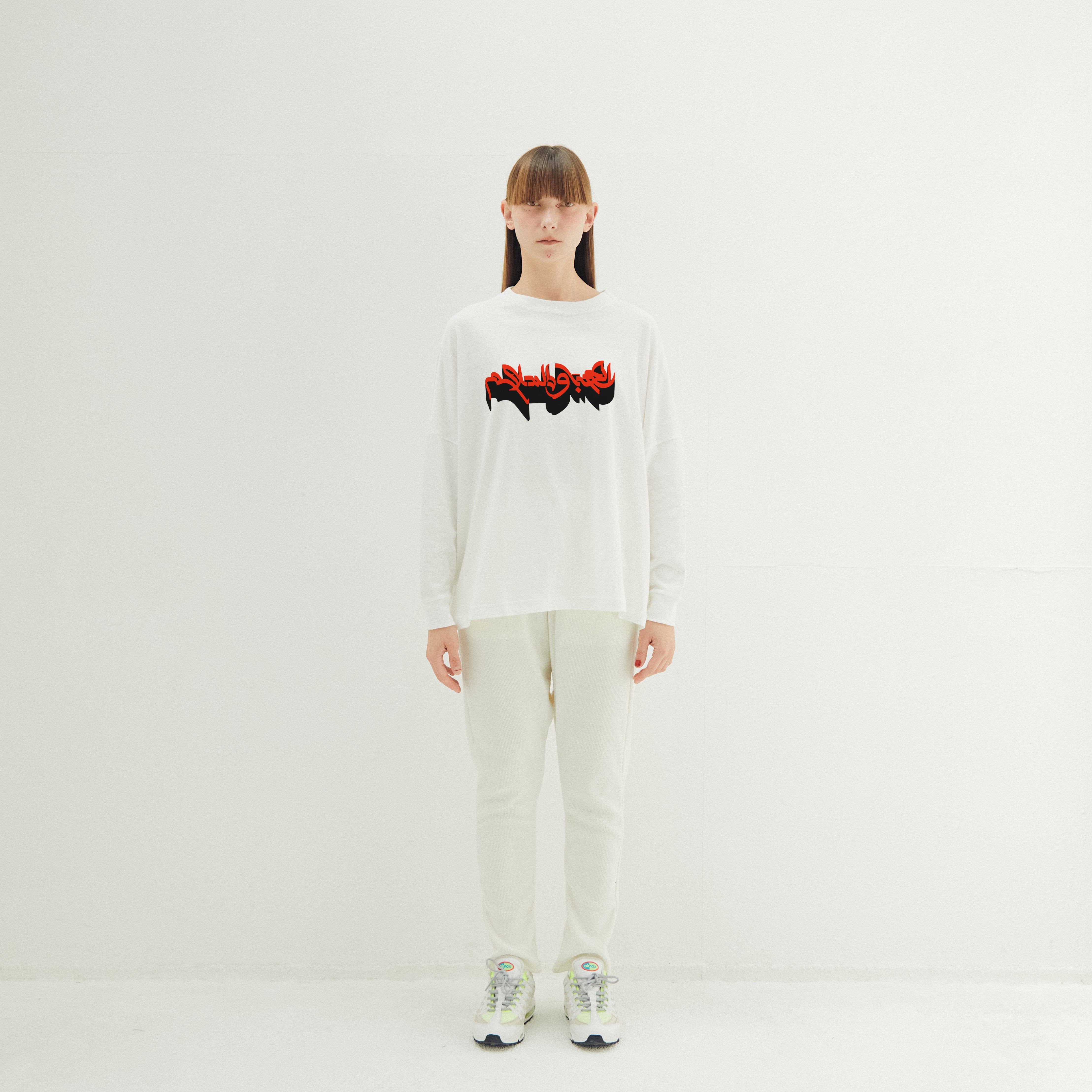 ARABIC L&P L/S Tee – White | STOF | 入荷予定アイテム