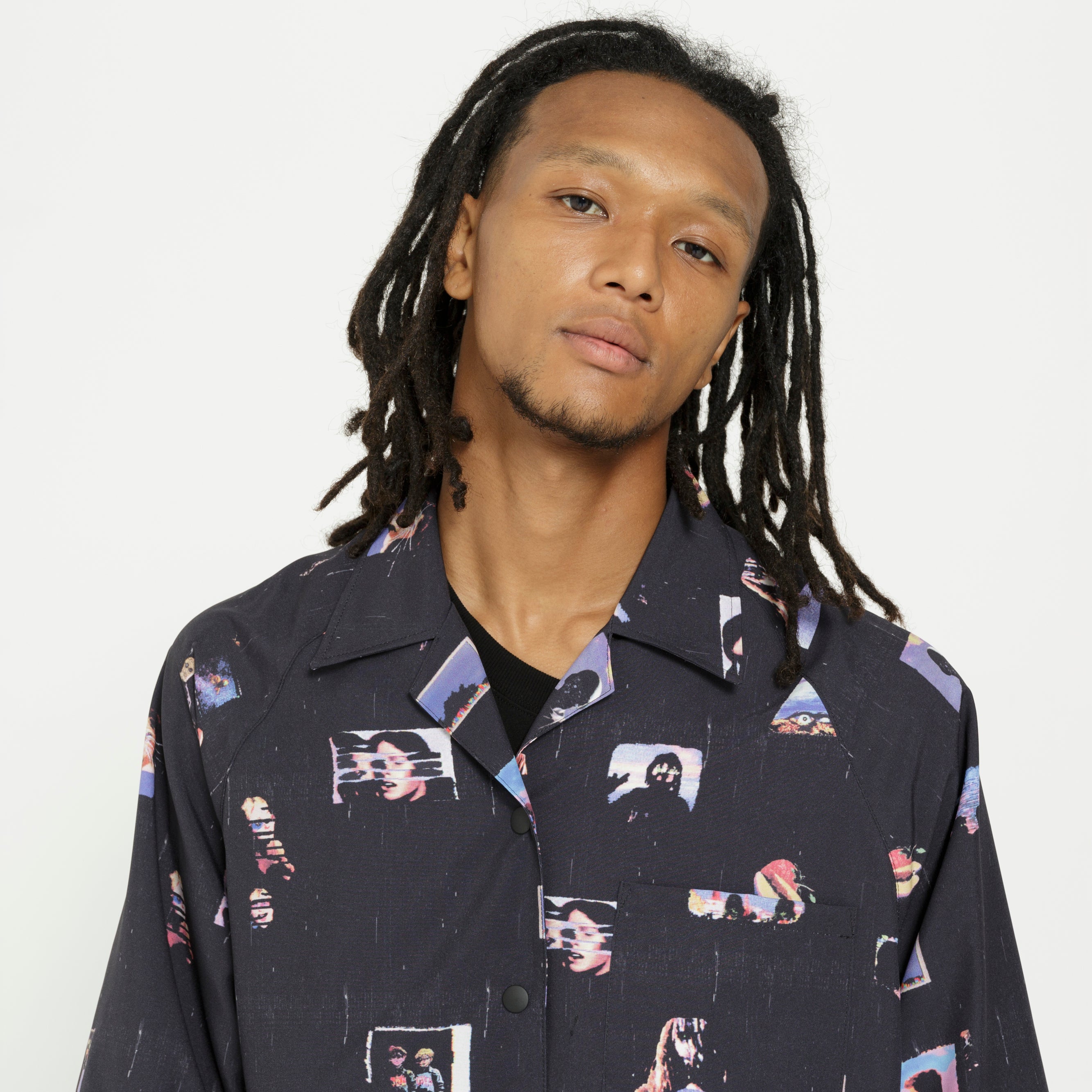 PEDESTRIAN OVERSIZED SHIRT | Color_Black | No_SF26SS-03_Black【STOF_ストフ】【入荷予定アイテム・入荷連絡可能】