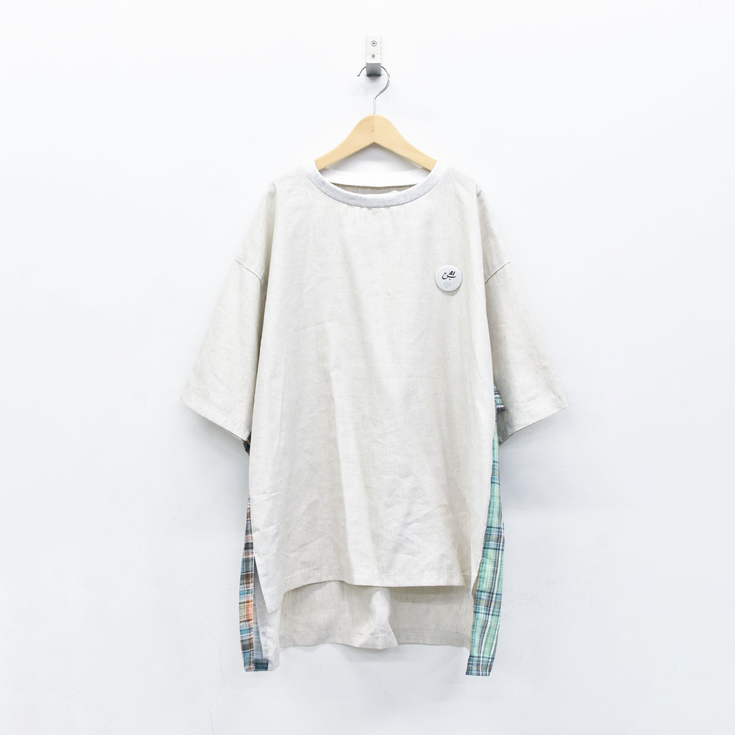 PEDESTRIAN SHIRT TEE | Color_Natural | No_SF26SS-04_Natural【STOF_ストフ】【入荷予定アイテム・入荷連絡可能】