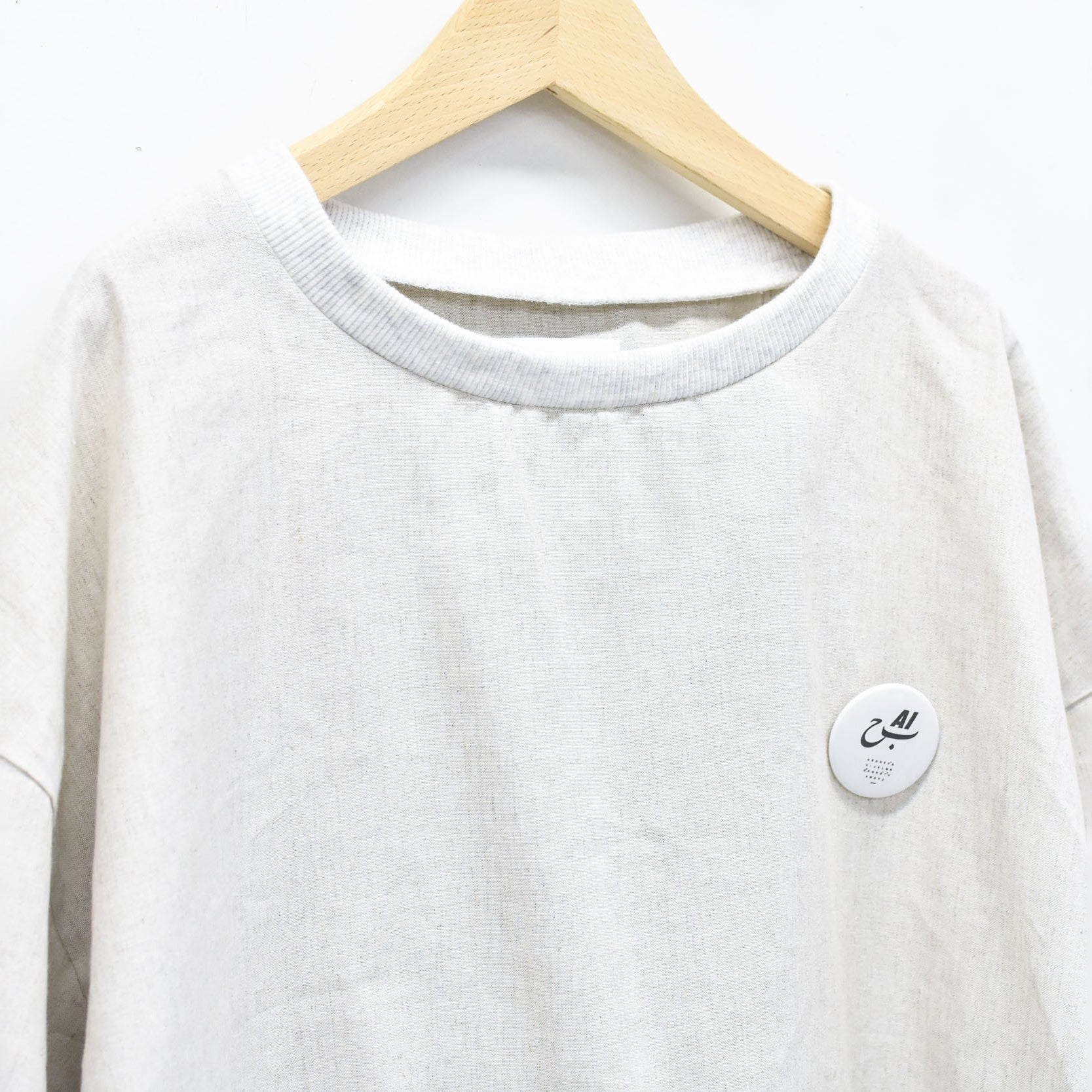 PEDESTRIAN SHIRT TEE | Color_Natural | No_SF26SS-04_Natural【STOF_ストフ】【入荷予定アイテム・入荷連絡可能】