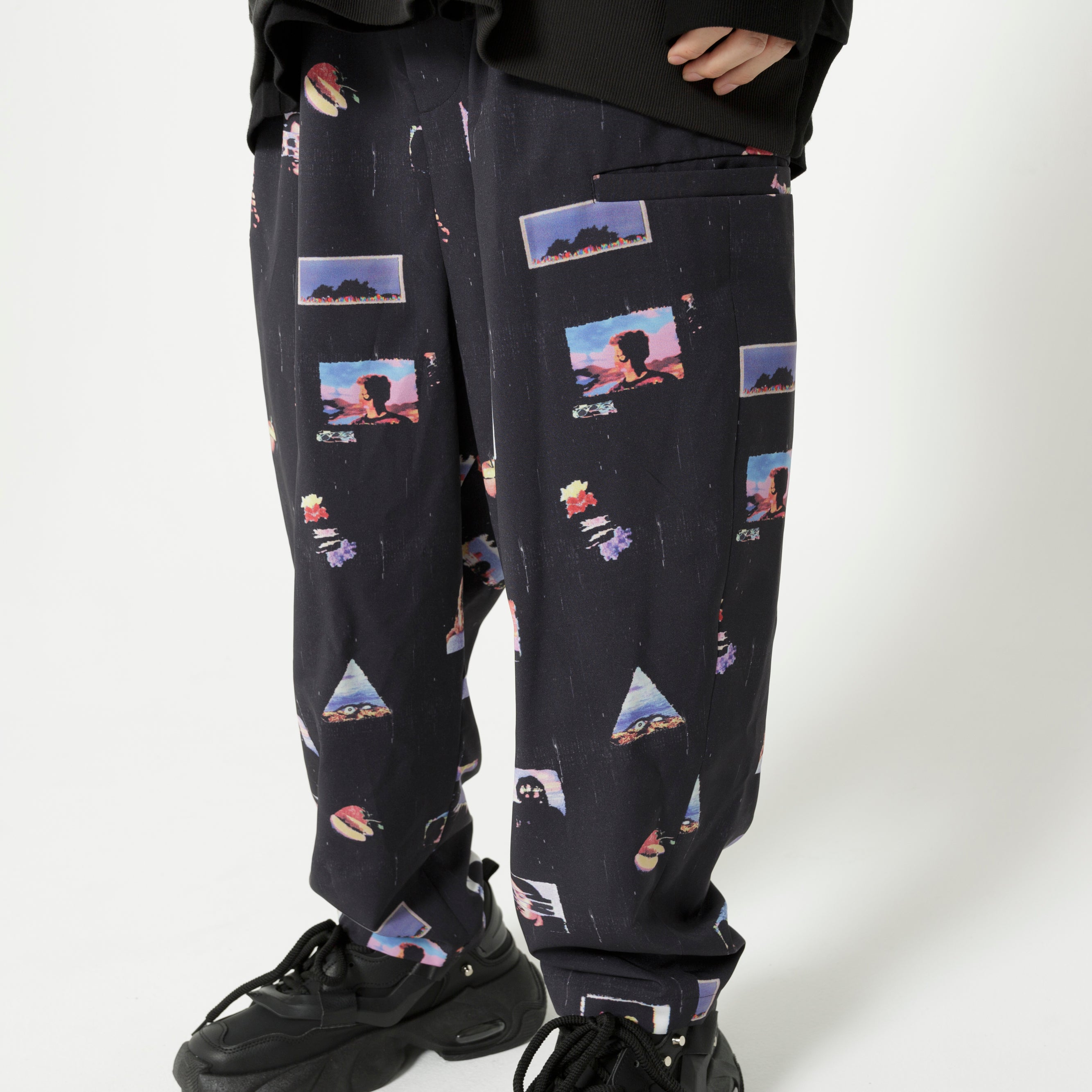 PEDESTRIAN WIDE PANTS | Color_Black | No_SF26SS-06_Black【STOF_ストフ】【入荷予定アイテム・入荷連絡可能】