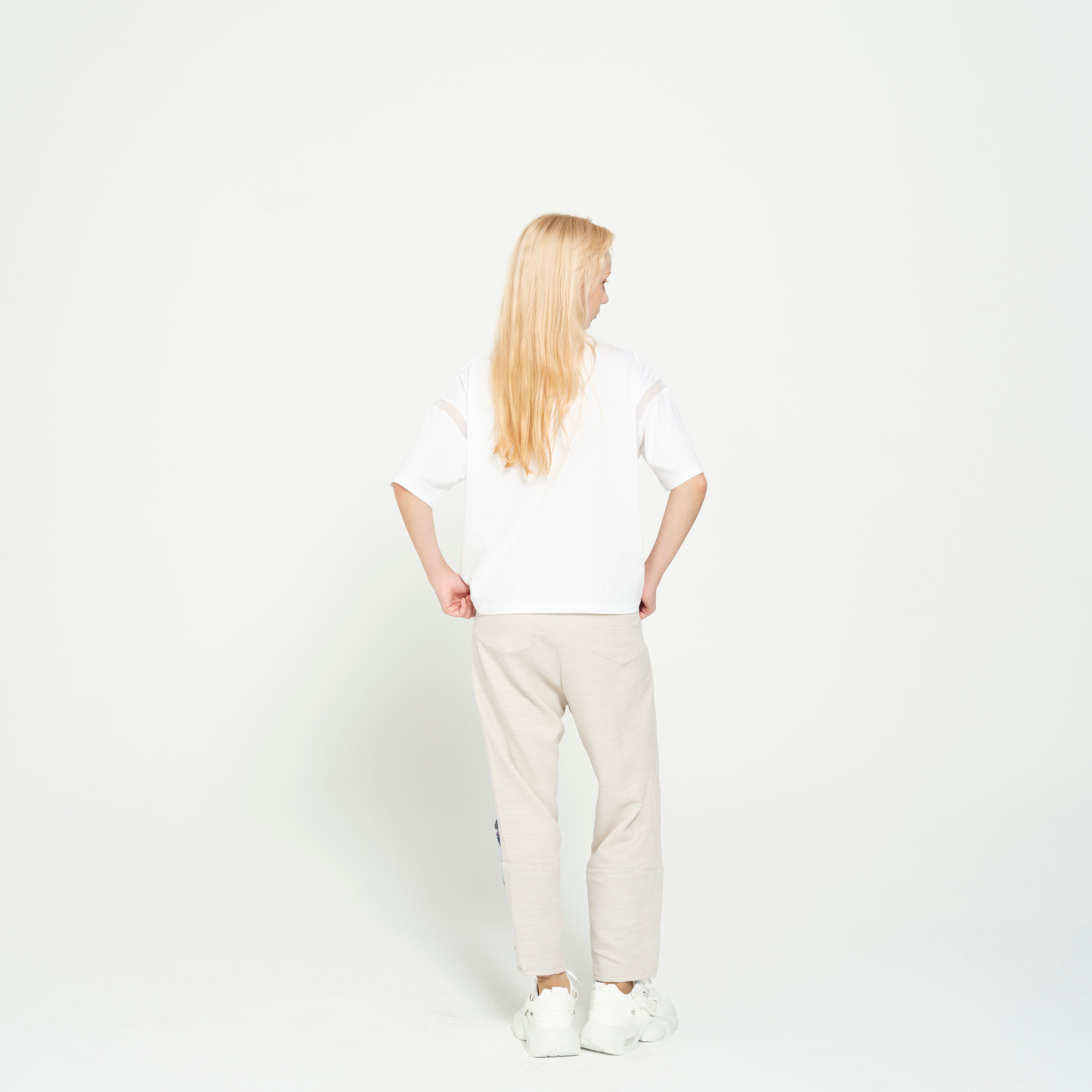 BORDERLESS JQ PANTS | Color_White | No_SF26SS-08_White【STOF_ストフ】【入荷予定アイテム・入荷連絡可能】