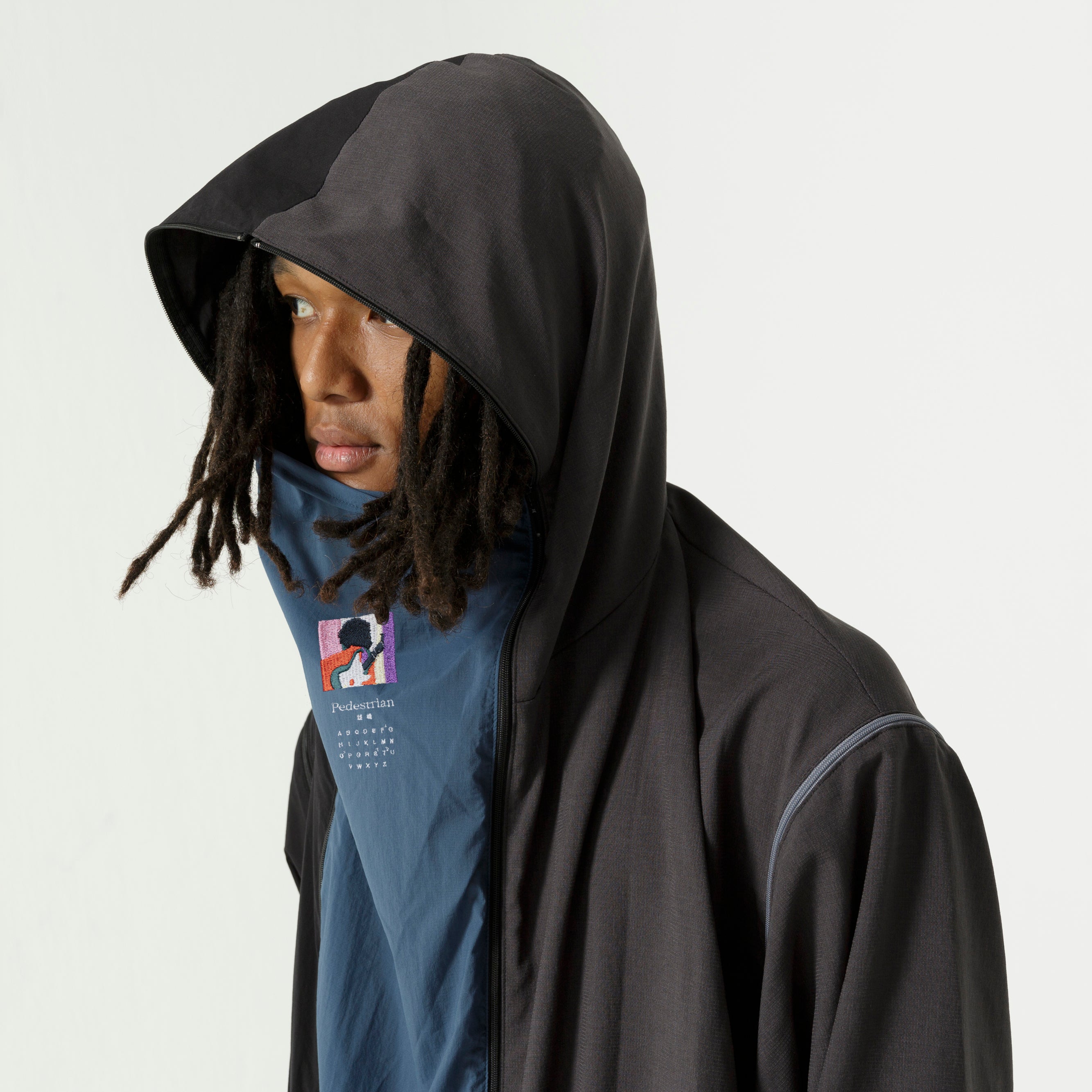 MNEELYTITN-GSHCIROTLSOR 3WAY HOODIE JACKET | Color_Black | No_SF26SS-11_Black【STOF_ストフ】【入荷予定アイテム・入荷連絡可能】