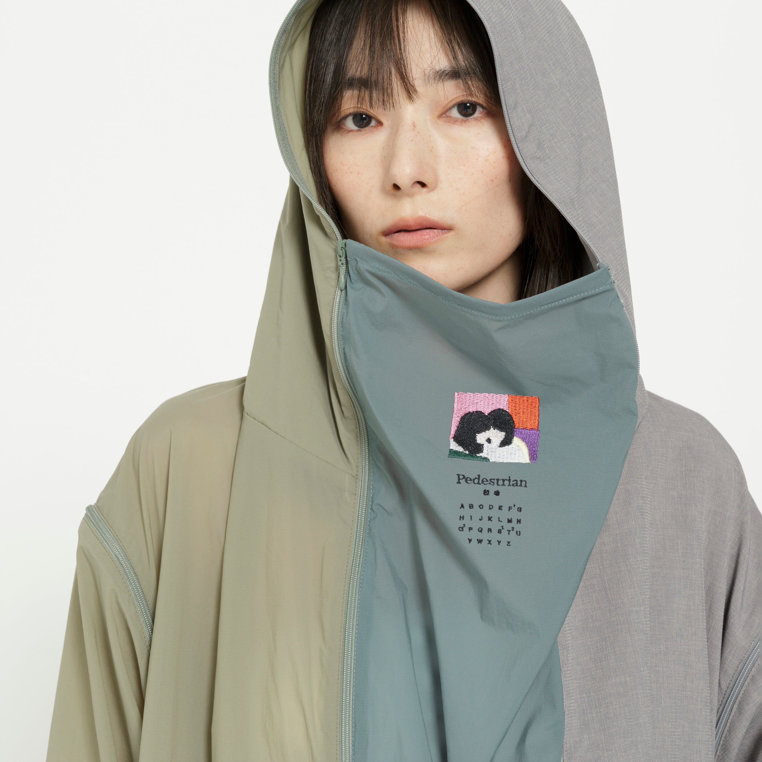 MNEELYTITN-GSHCIROTLSOR 3WAY HOODIE JACKET | Color_Grey | No_SF26SS-11_Grey【STOF_ストフ】【入荷予定アイテム・入荷連絡可能】