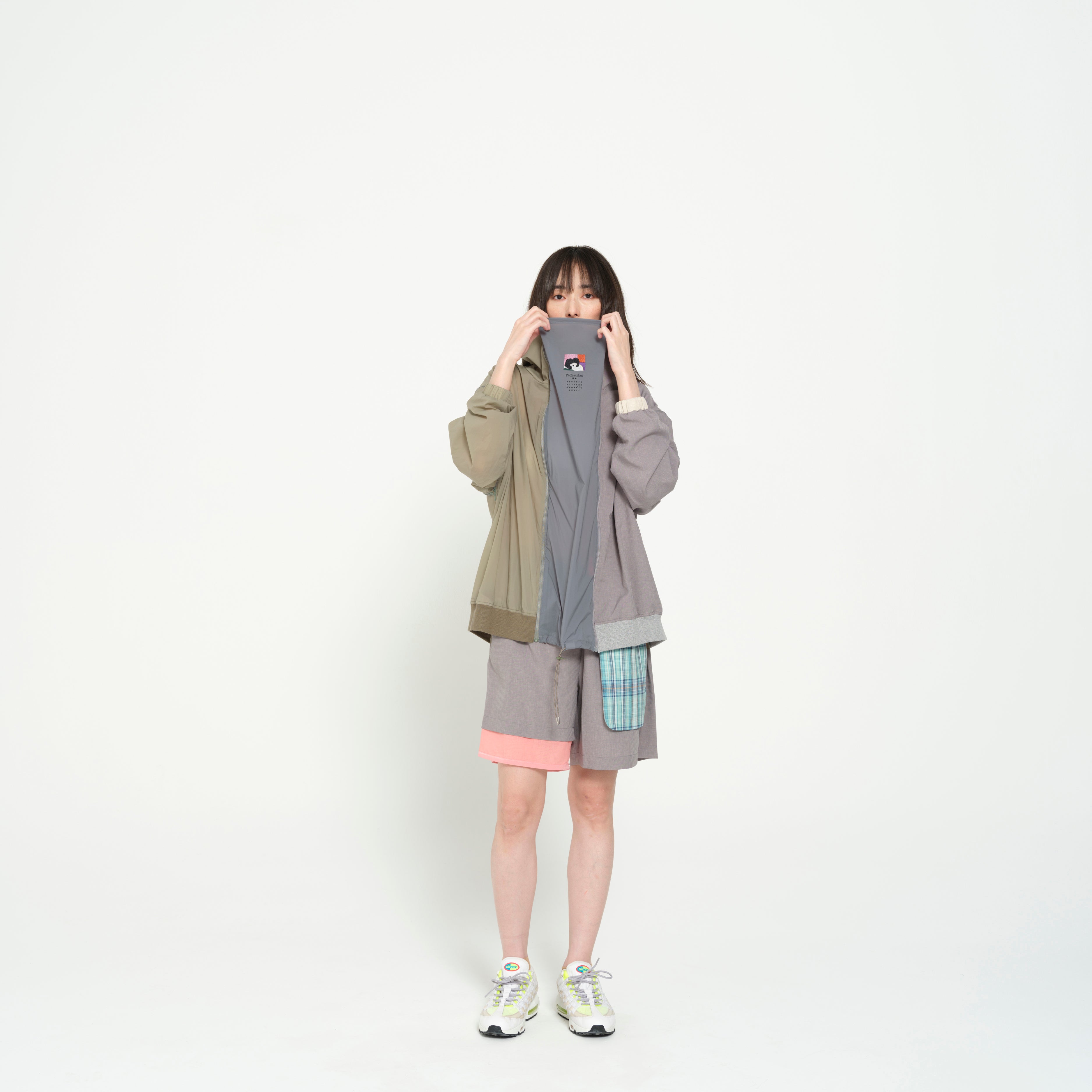 MNEELYTITN-GSHCIROTLSOR 3WAY HOODIE JACKET | Color_Grey | No_SF26SS-11_Grey【STOF_ストフ】【入荷予定アイテム・入荷連絡可能】