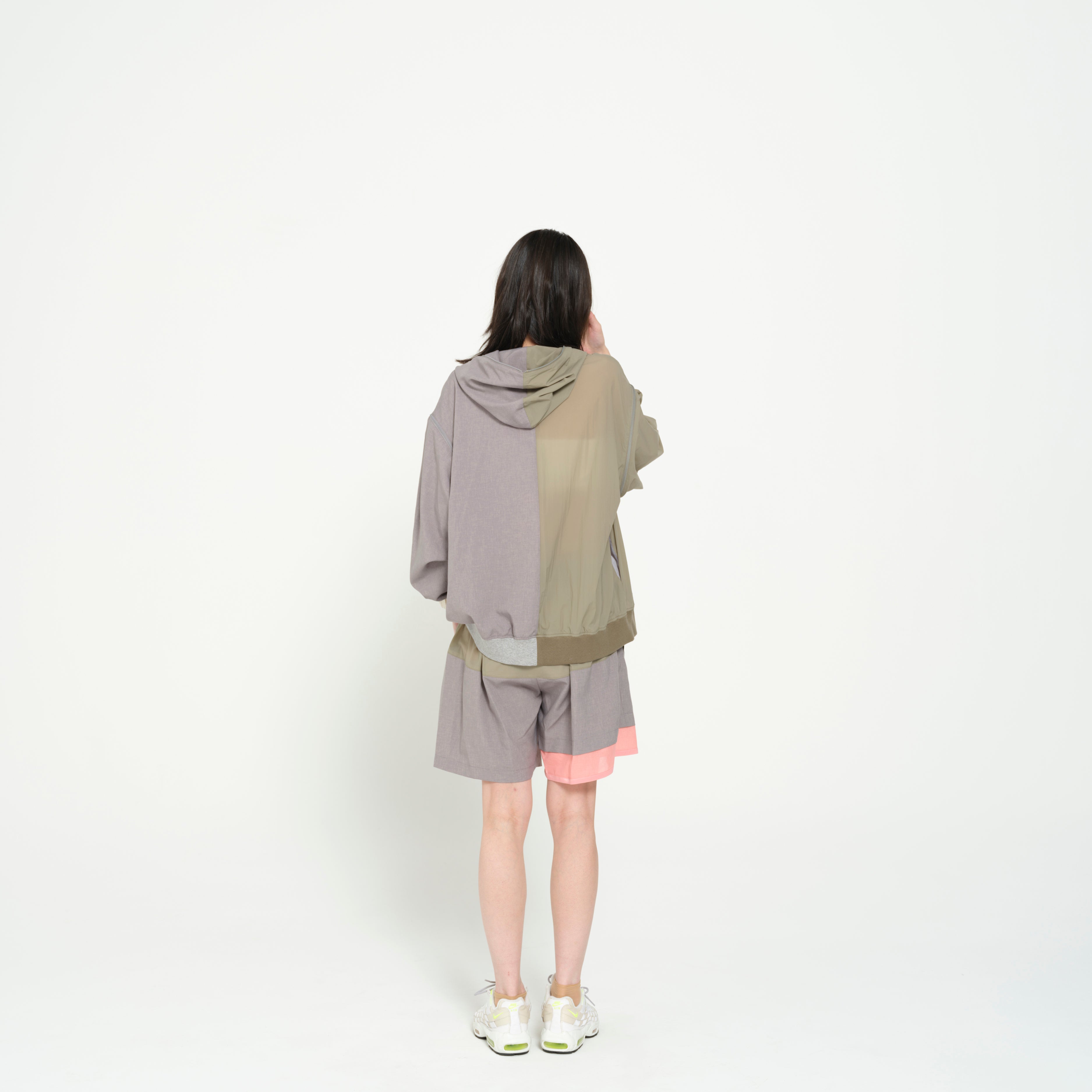 MNEELYTITN-GSHCIROTLSOR 3WAY HOODIE JACKET | Color_Grey | No_SF26SS-11_Grey【STOF_ストフ】【入荷予定アイテム・入荷連絡可能】