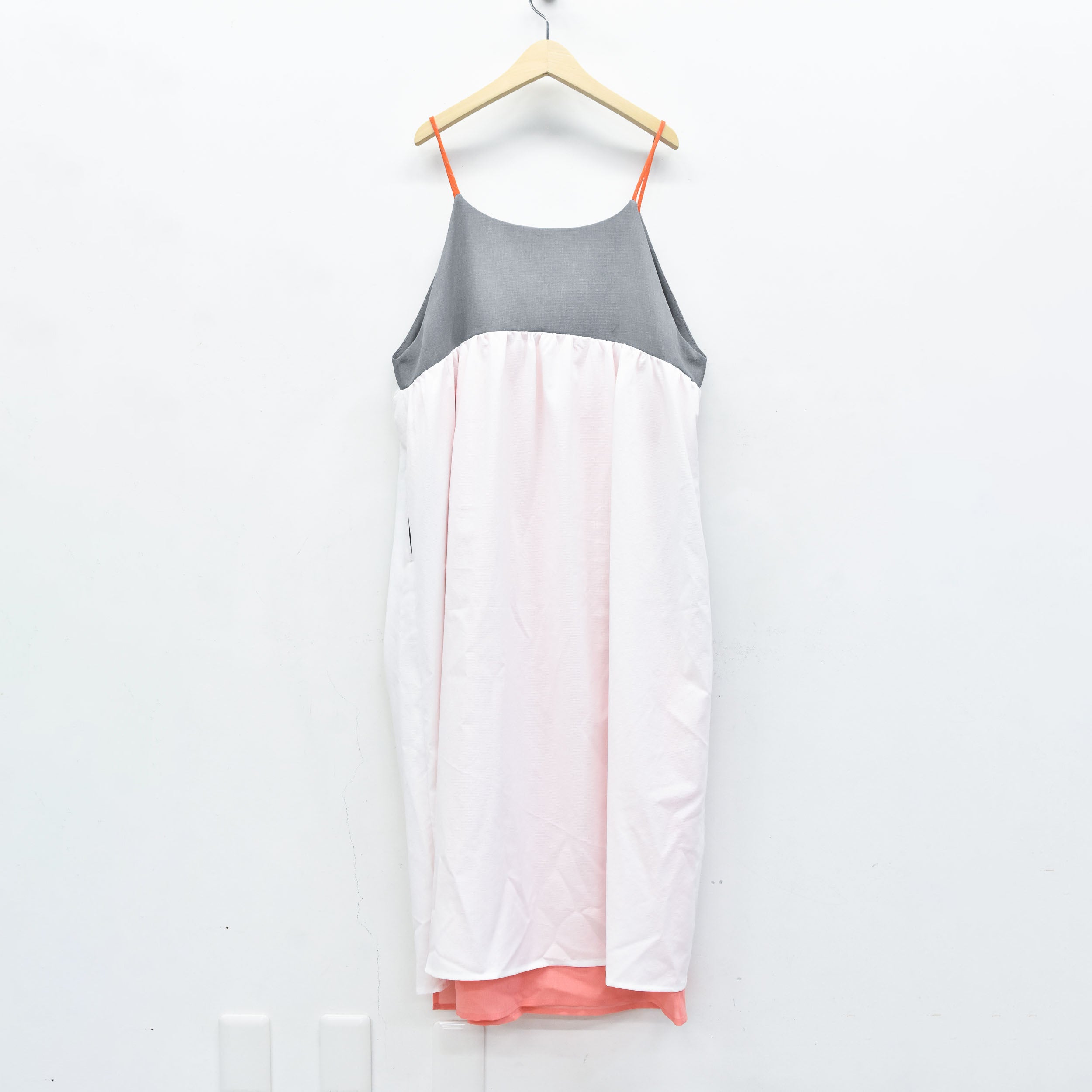 MELTING COLOR ONE-PIECE | Color_White | No_SF26SS-12_White【STOF_ストフ】【入荷予定アイテム・入荷連絡可能】