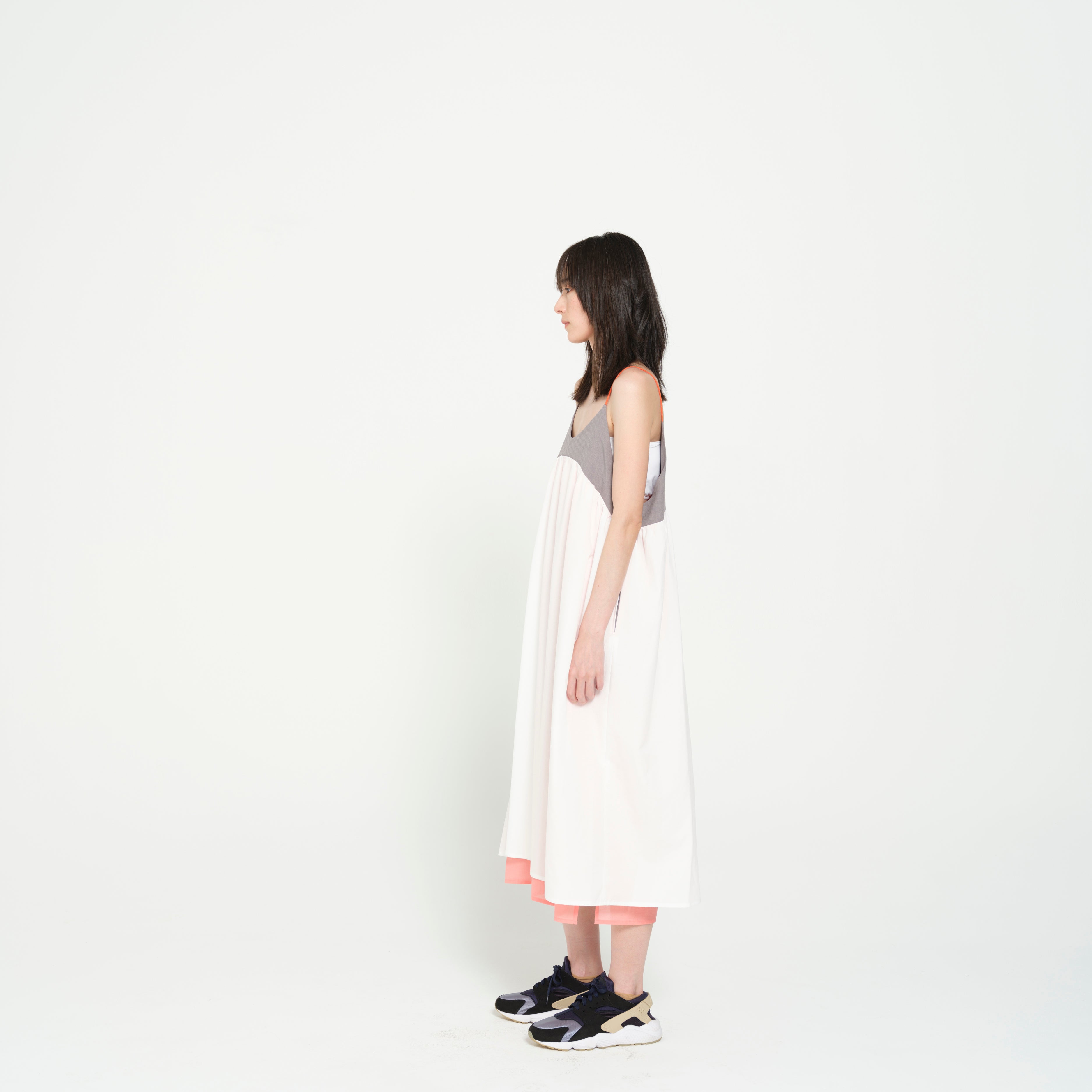 MELTING COLOR ONE-PIECE | Color_White | No_SF26SS-12_White【STOF_ストフ】【入荷予定アイテム・入荷連絡可能】