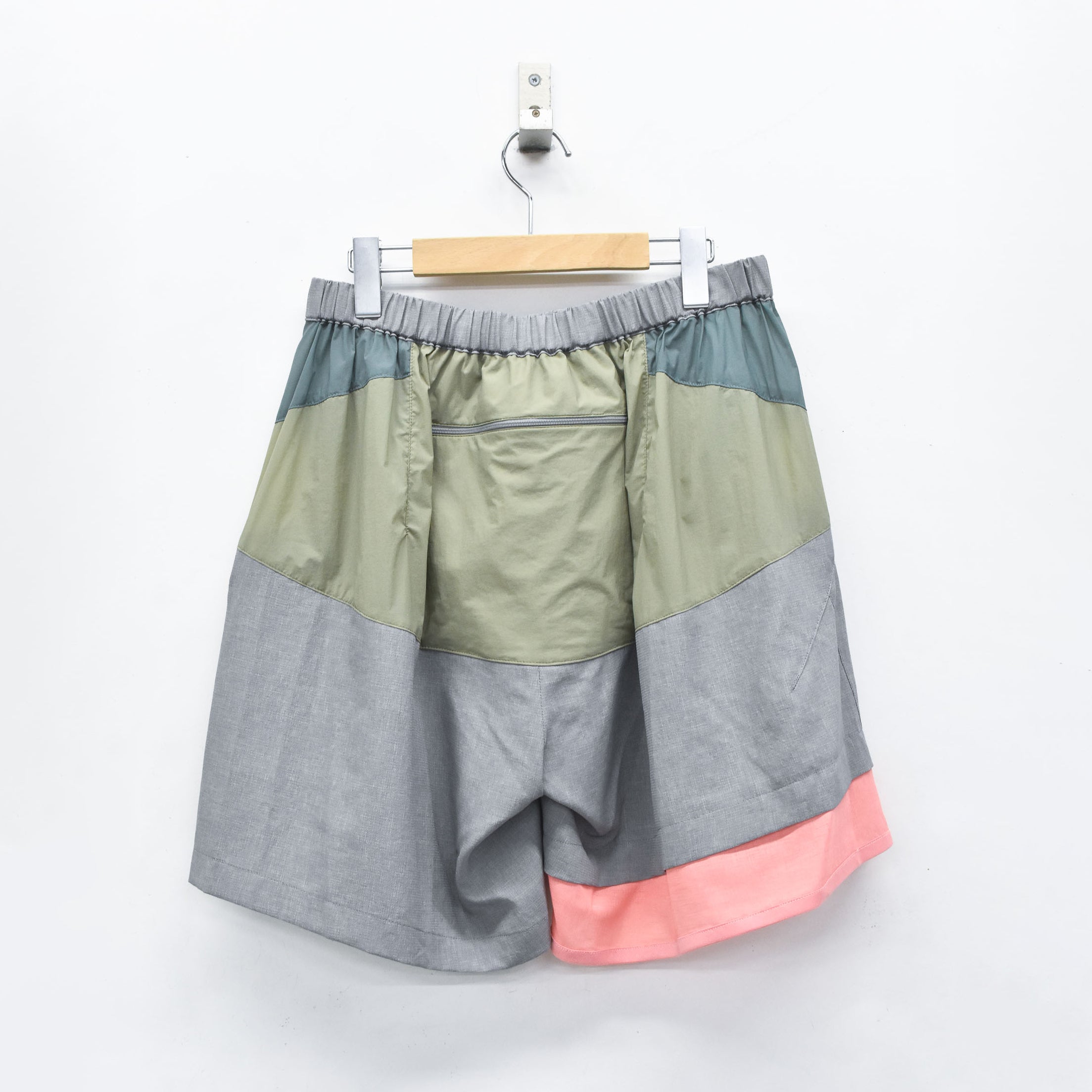 MELTING MIX SHORT PANTS | Color_Grey | No_SF26SS-14_Grey【STOF_ストフ】【入荷予定アイテム・入荷連絡可能】