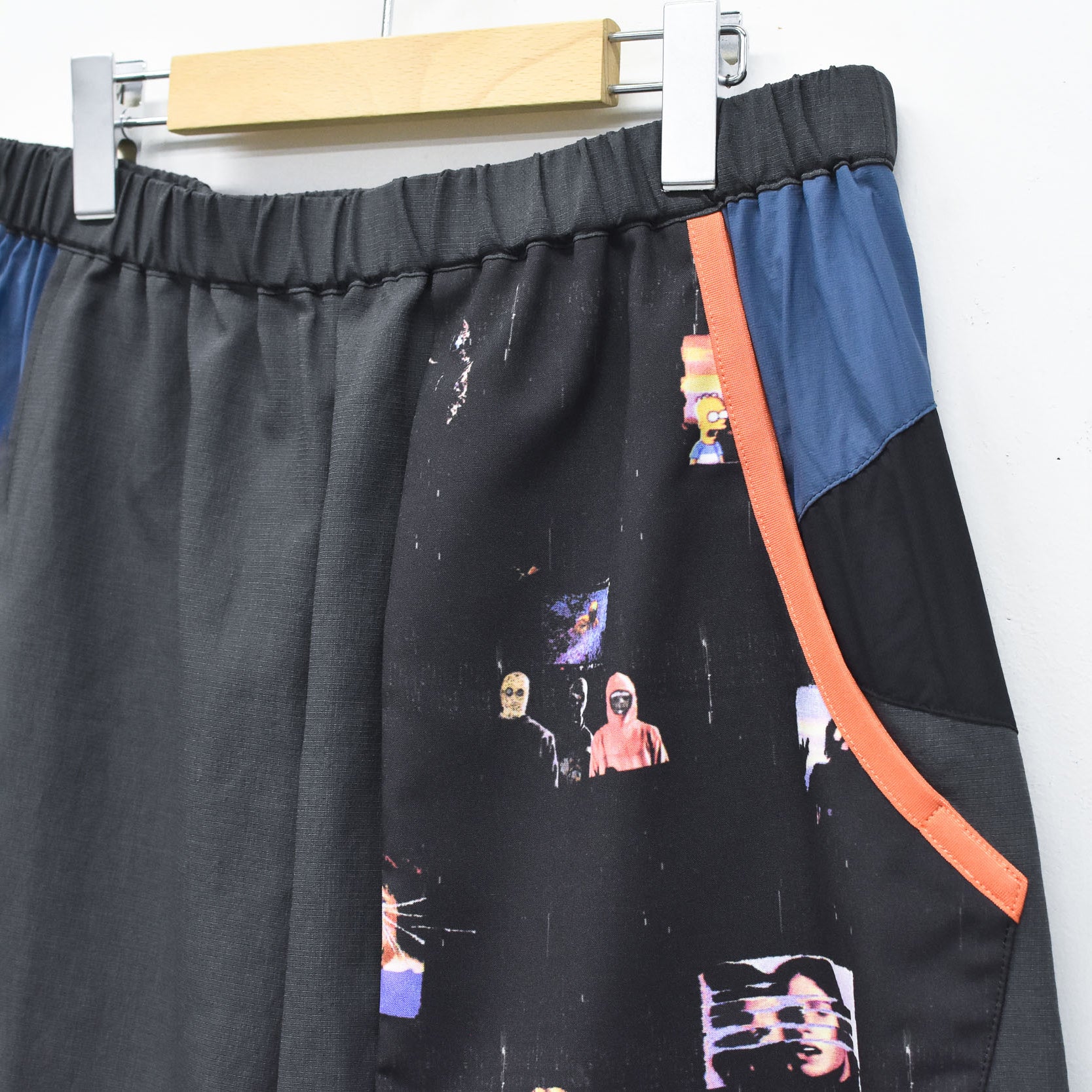 MELTING MIX SHORT PANTS | Color_Black | No_SF26SS-14_Black【STOF_ストフ】【入荷予定アイテム・入荷連絡可能】