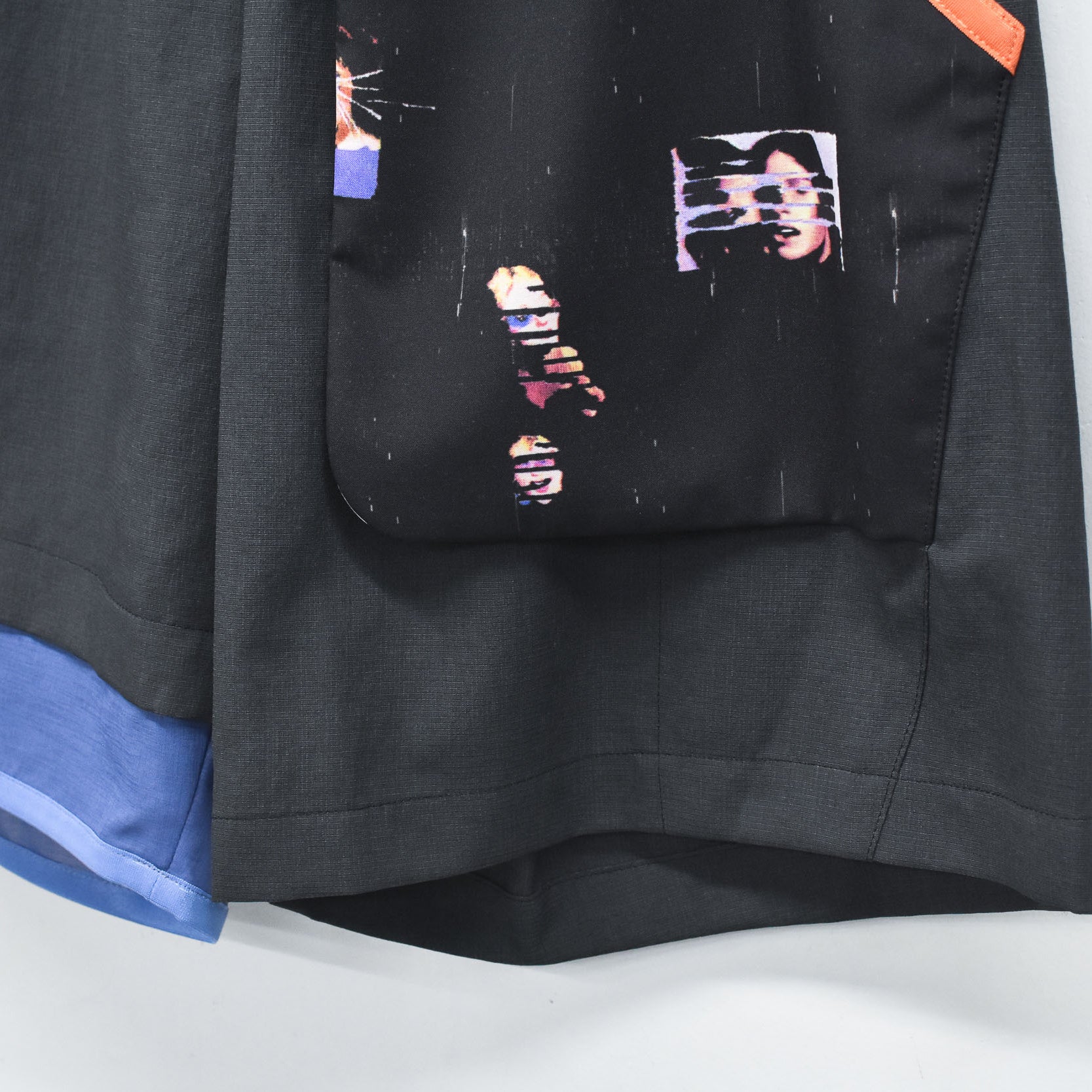 MELTING MIX SHORT PANTS | Color_Black | No_SF26SS-14_Black【STOF_ストフ】【入荷予定アイテム・入荷連絡可能】