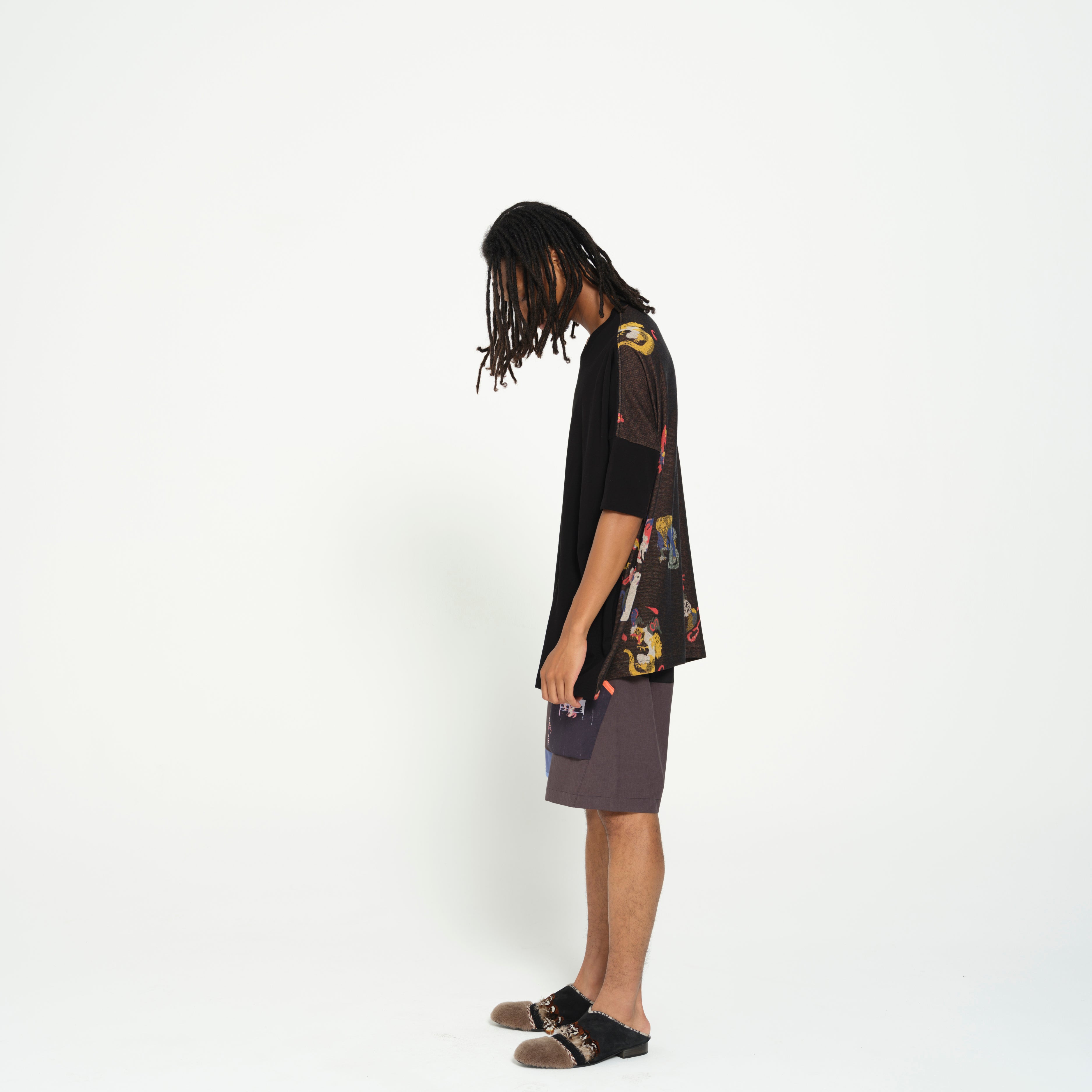 MELTING MIX SHORT PANTS– Black | STOF