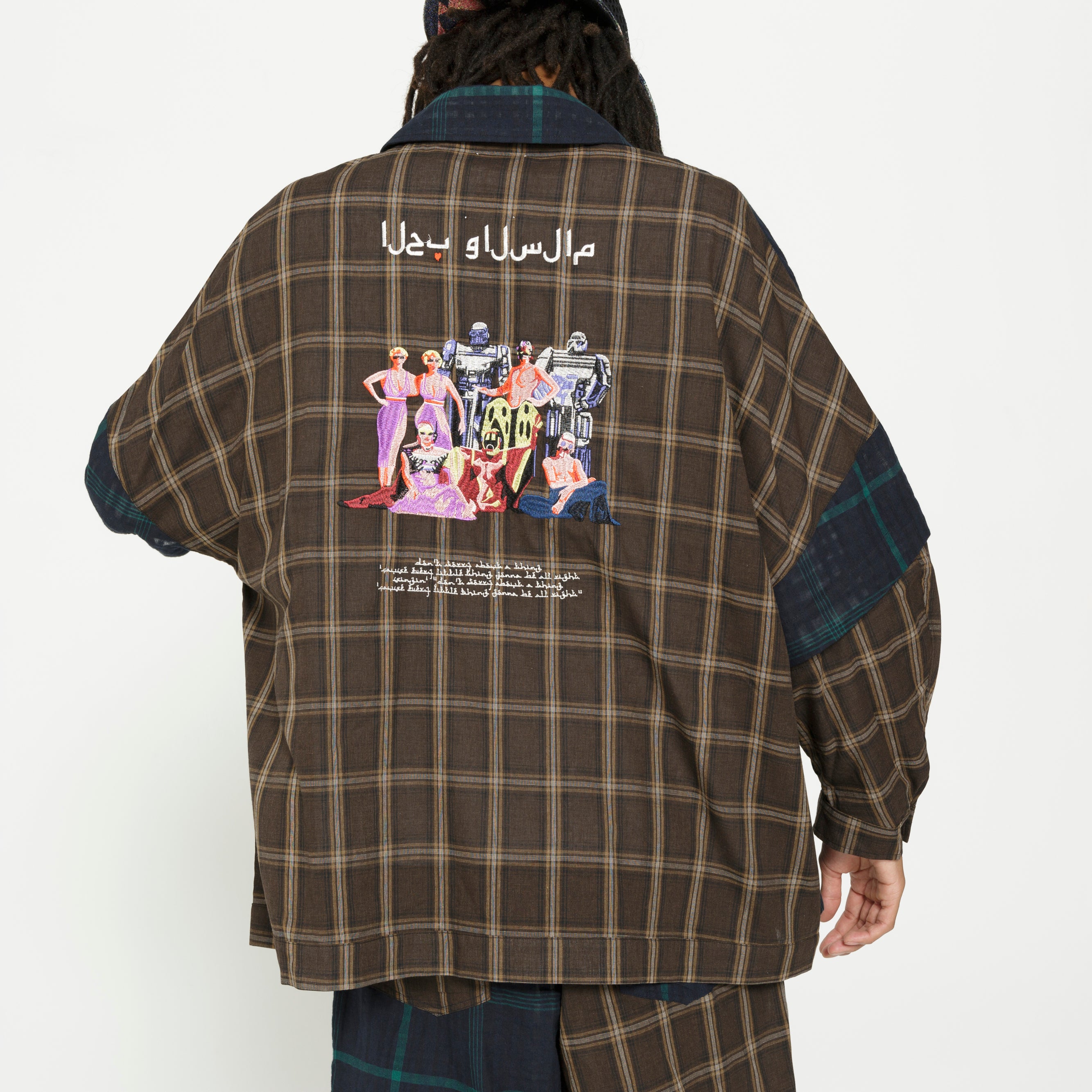 TRIBE EMBROI CHANGE JACKET | Color_Black | No_SF26SS-15_Black【STOF_ストフ】【入荷予定アイテム・入荷連絡可能】