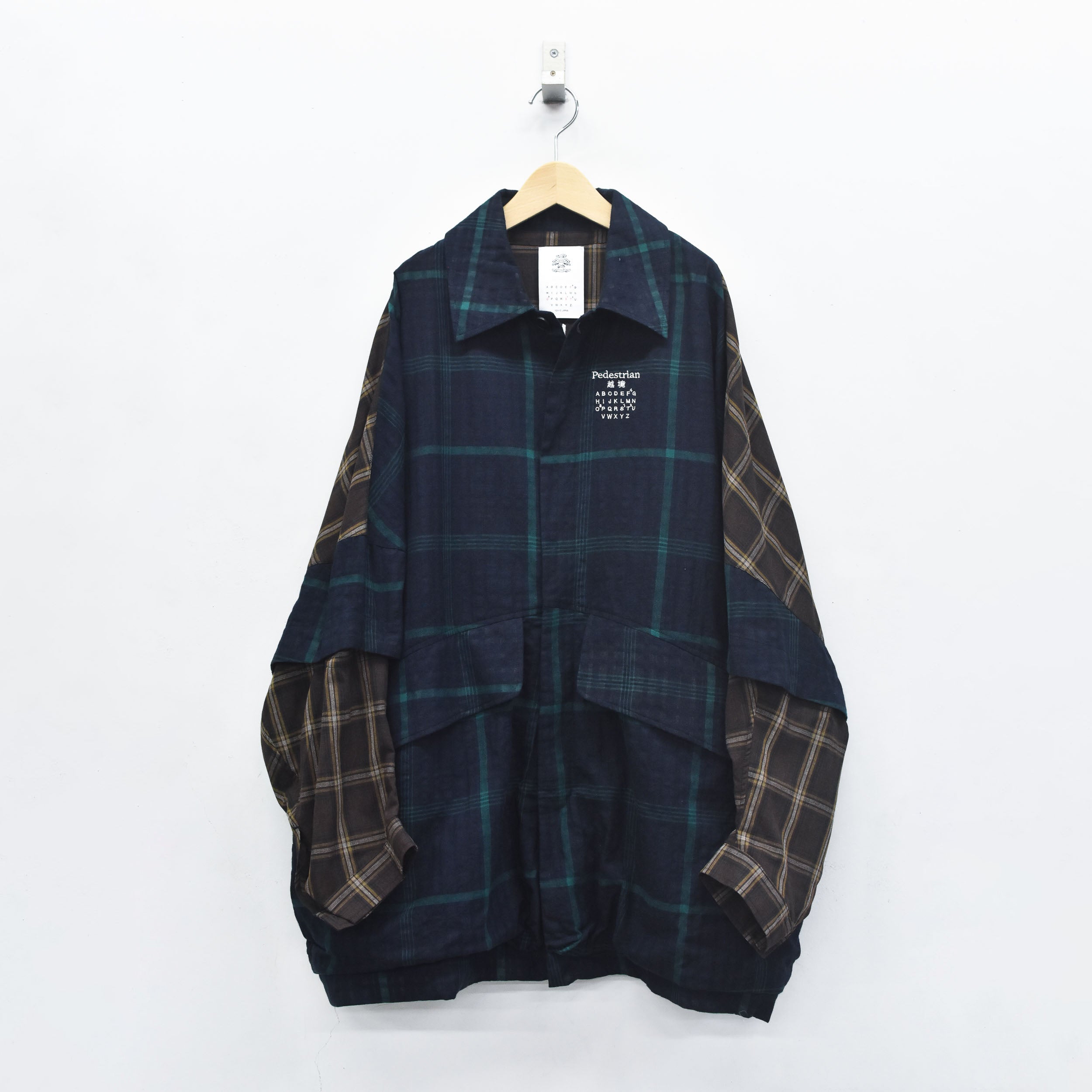 TRIBE EMBROI CHANGE JACKET | Color_Black | No_SF26SS-15_Black【STOF_ストフ】【入荷予定アイテム・入荷連絡可能】