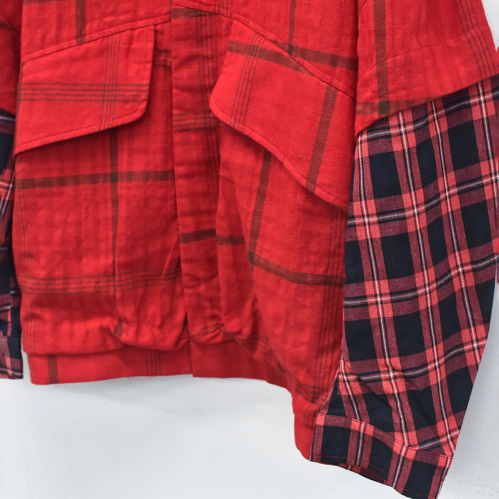 TRIBE EMBROI CHANGE JACKET | Color_Red | No_SF26SS-15_Red【STOF_ストフ】【入荷予定アイテム・入荷連絡可能】