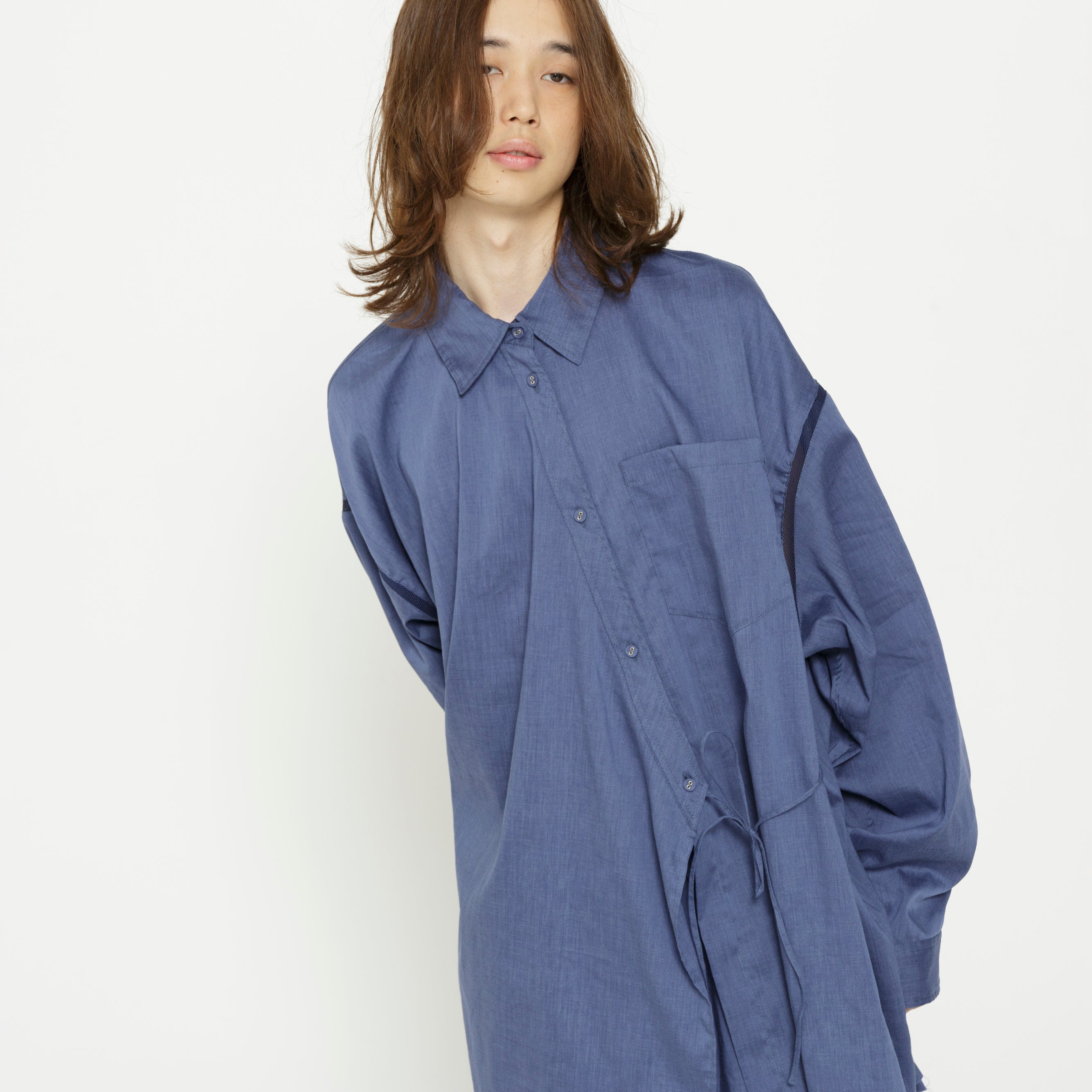 SAMUE SHIRT 改– Blue | STOF