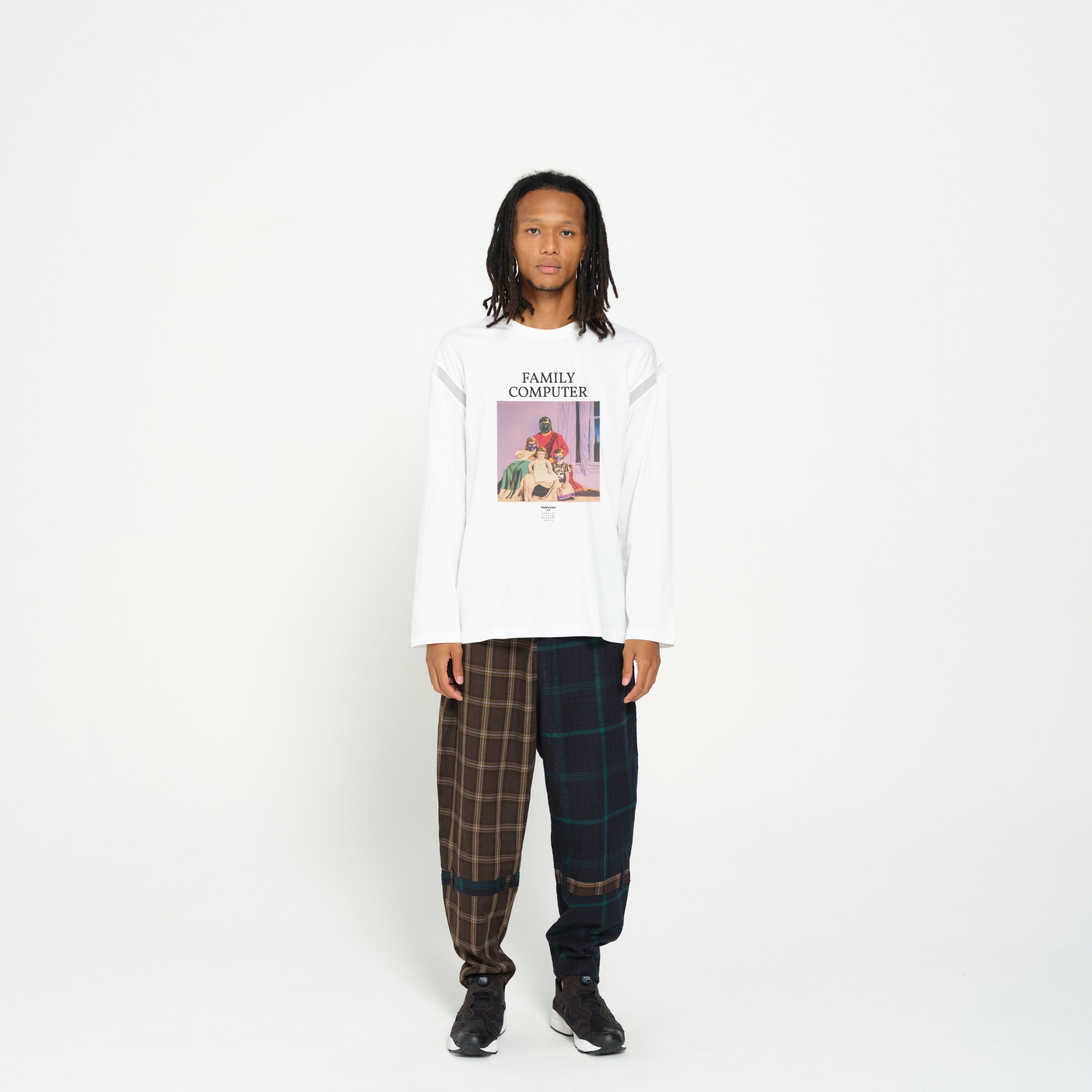 FAMICOM SAMUE L/S T-SHIRT– White | STOF
